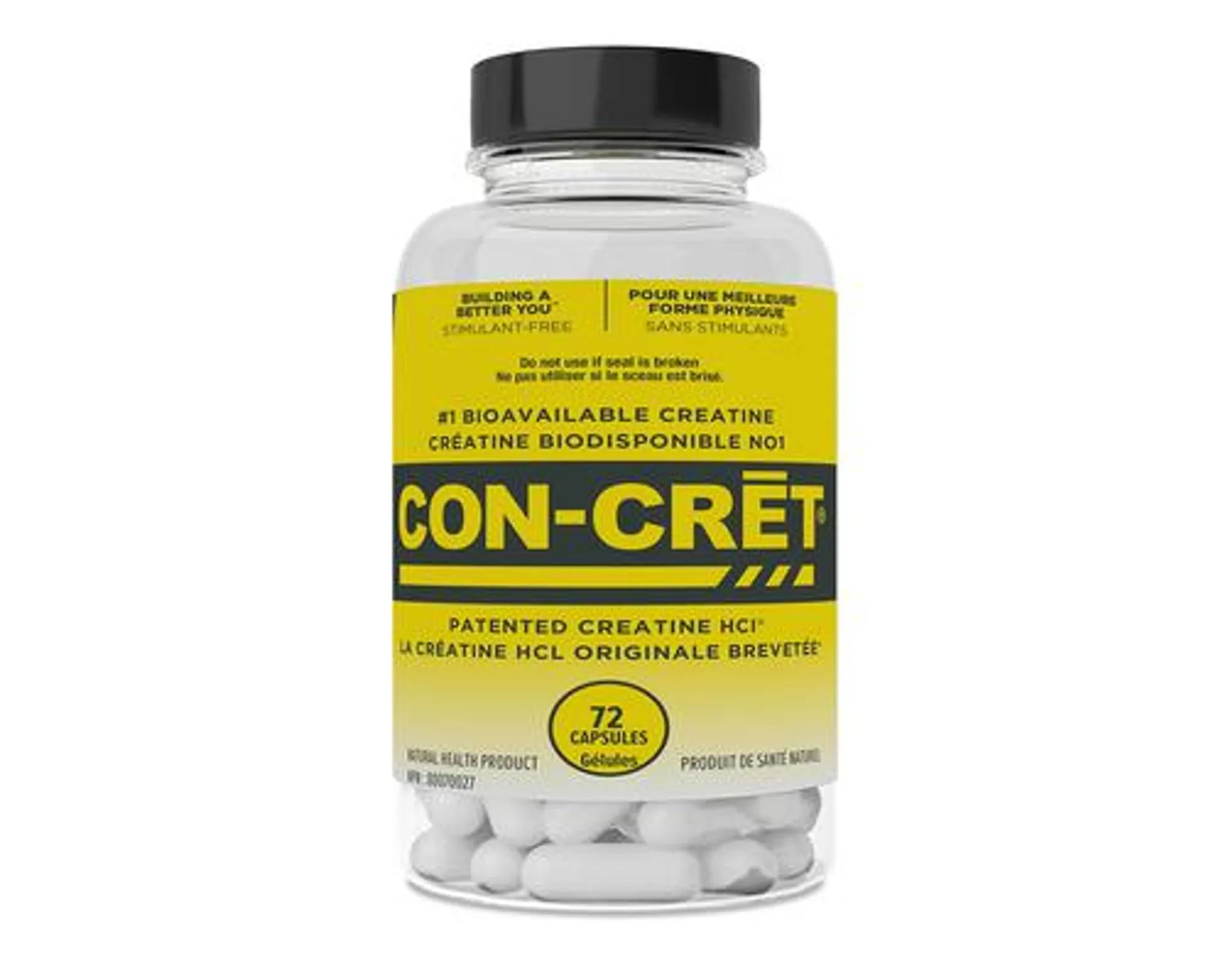 Con-Cret Creatine HCL 72 Capsules