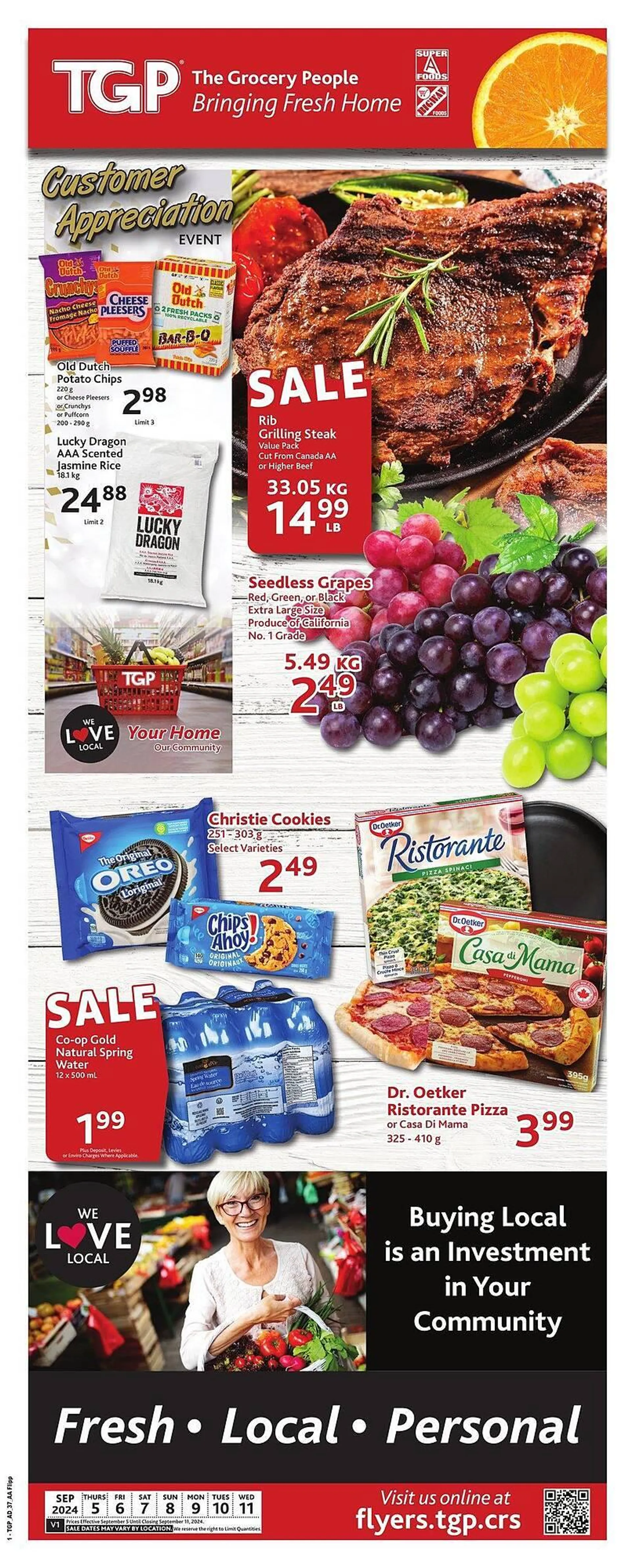 TGP The Grocery People flyer - 1