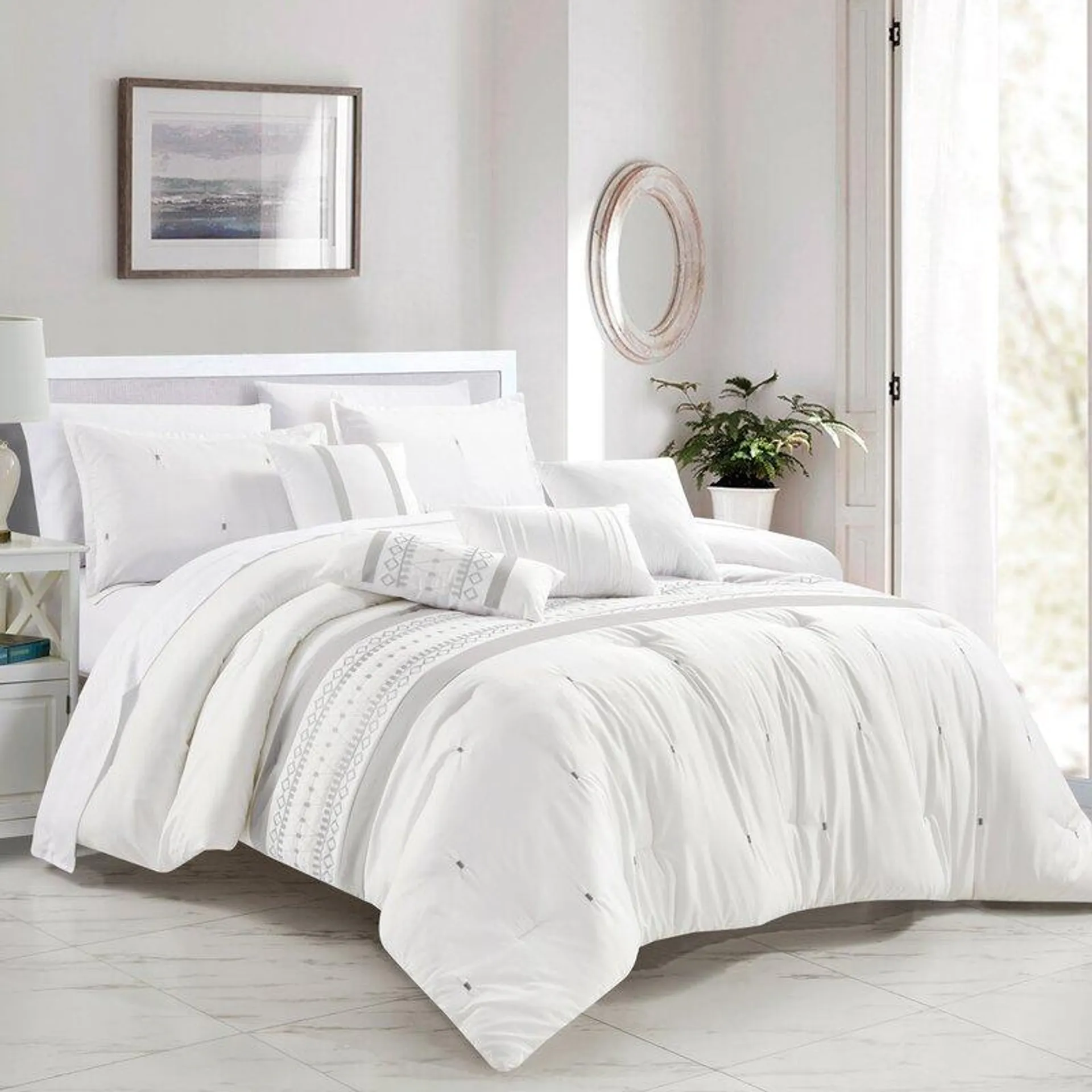 Striped Comforter Set