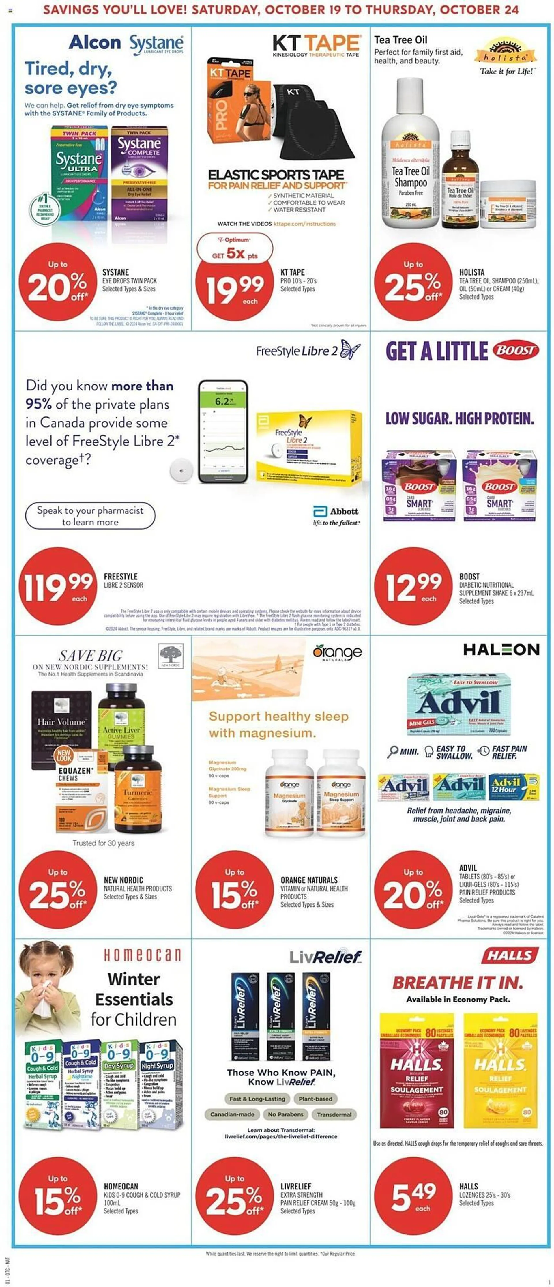 Shoppers Drug Mart flyer from October 19 to October 24 2024 - flyer page 18