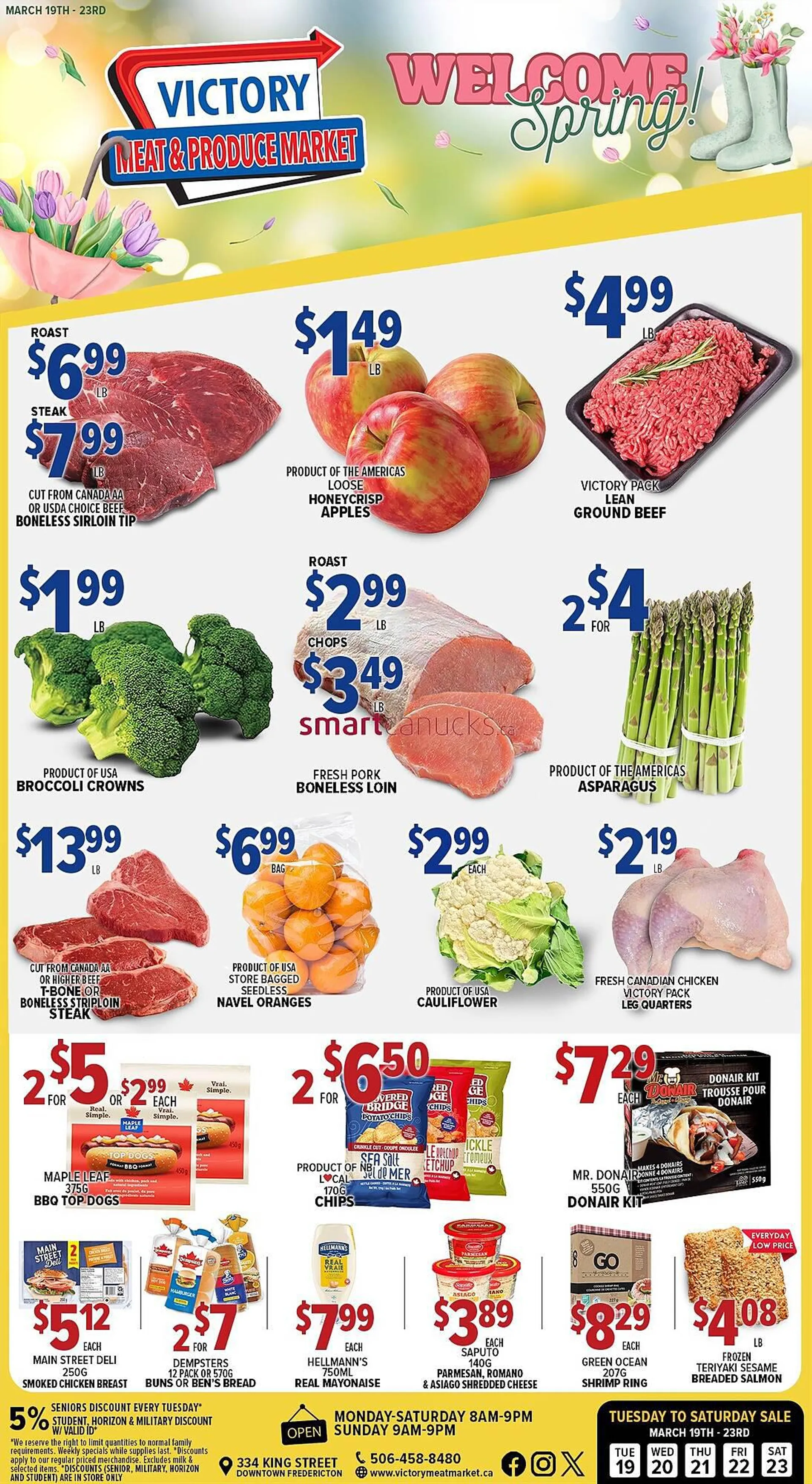 Victory Meat Market flyer from March 20 to March 26 2024 - flyer page 1