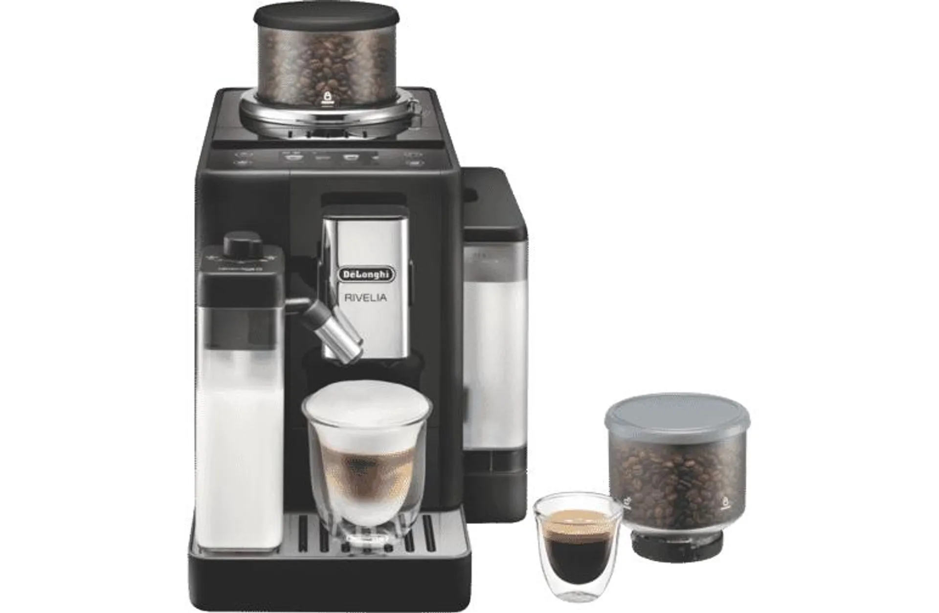 DeLonghi Rivelia Fully Automatic Coffee Machine Black