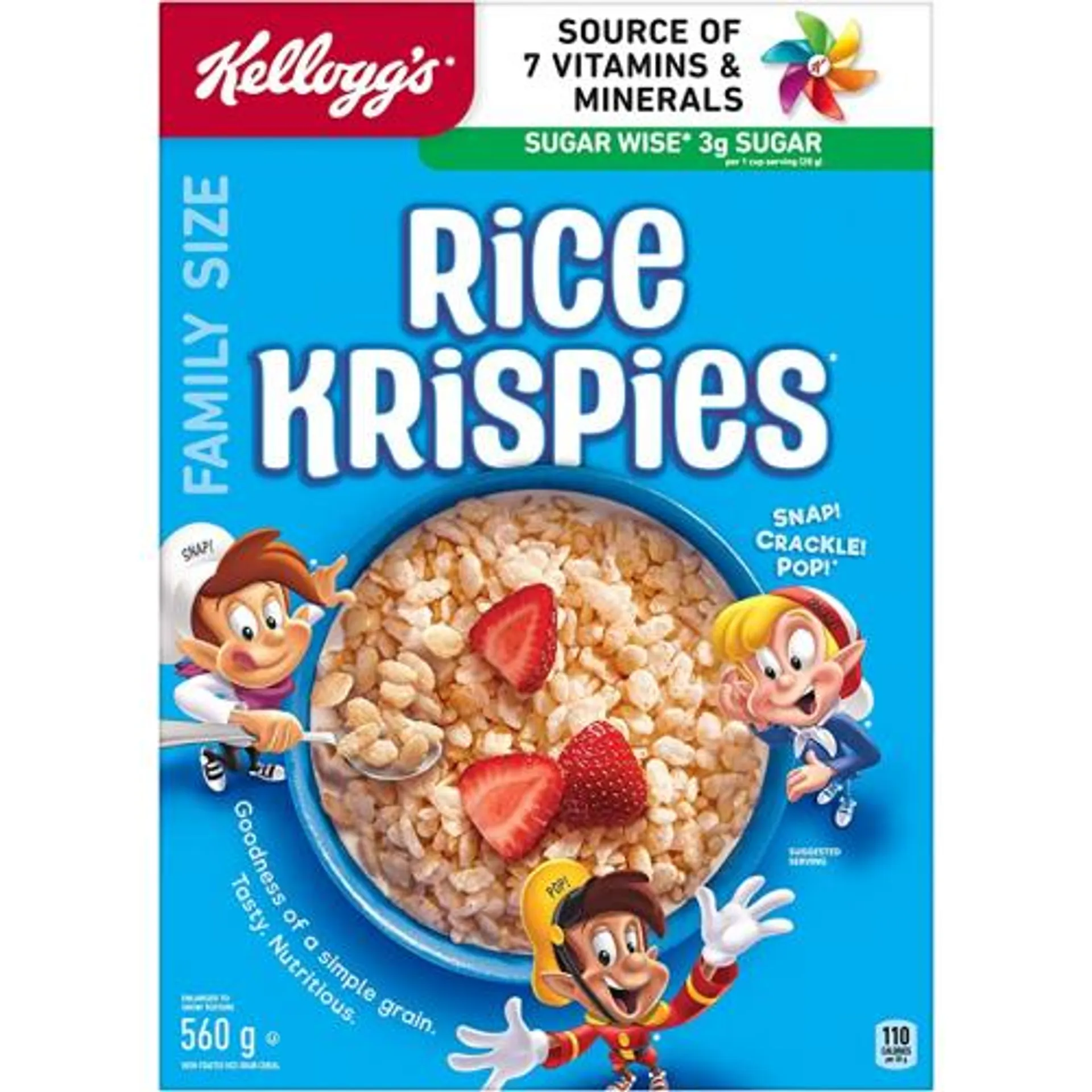 Kellogg's Family Size Rice Krispies, 560 g