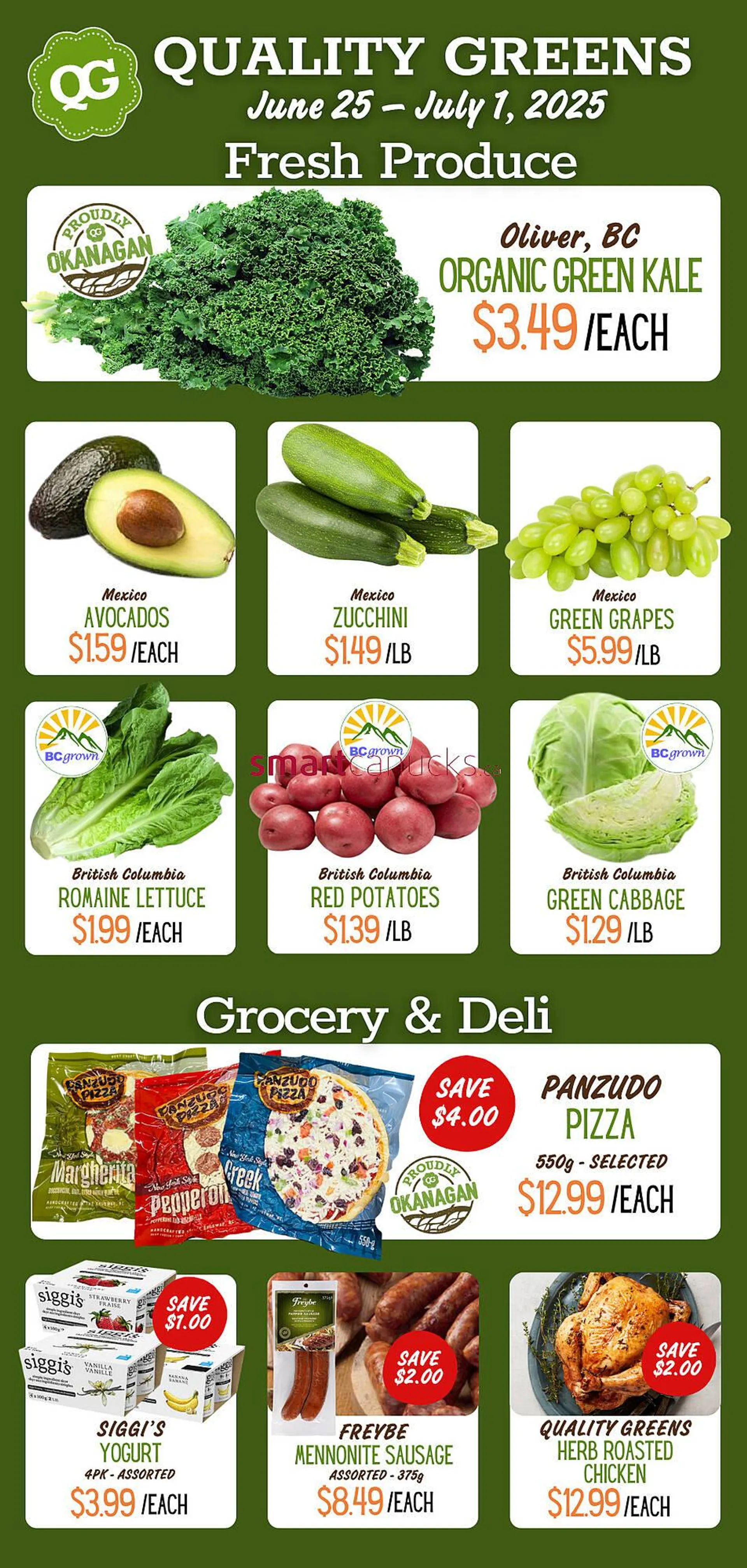 Quality Greens flyer from June 25 to July 1 2025 - flyer page 1