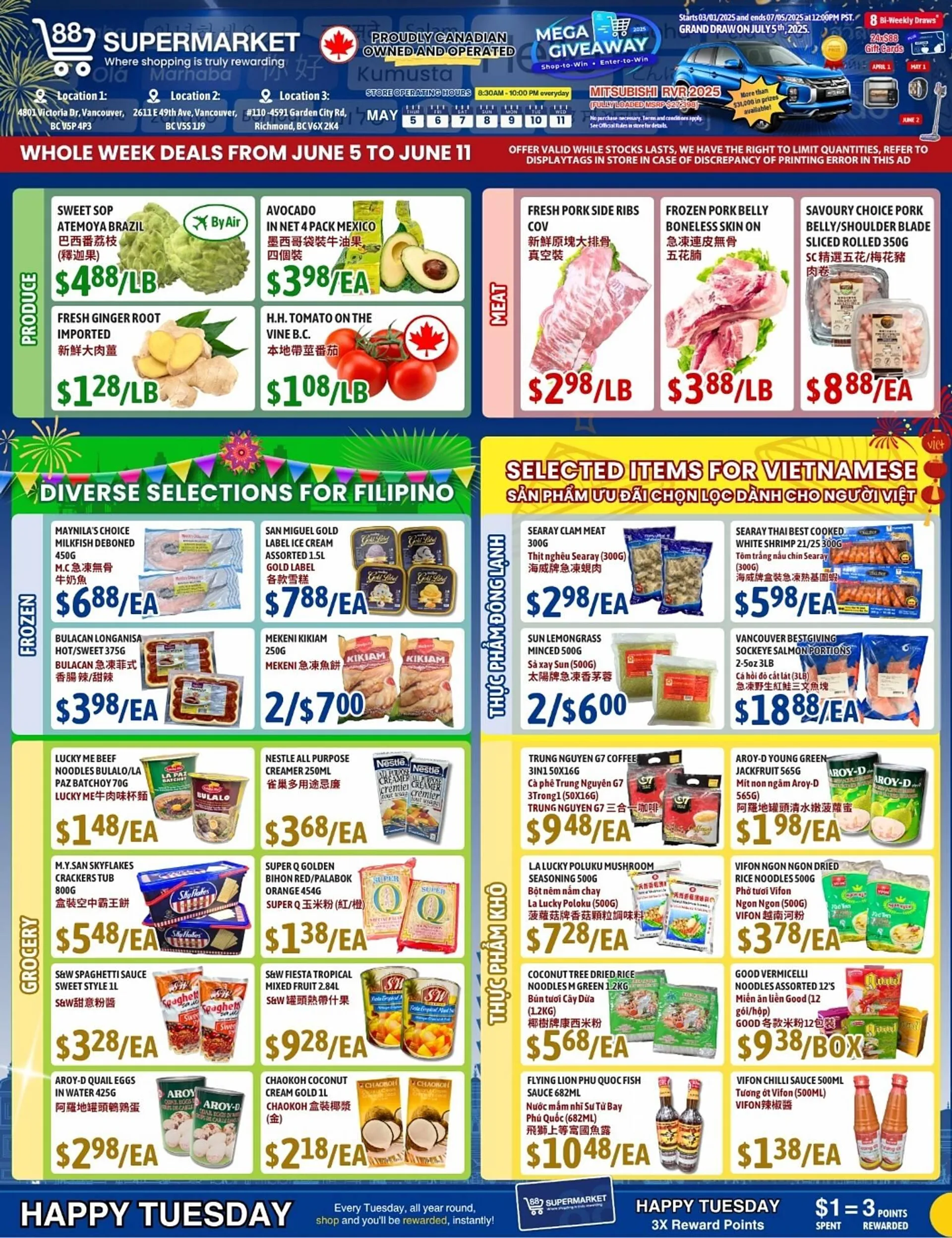 88 Supermarket flyer from June 5 to June 11 2025 - flyer page 1