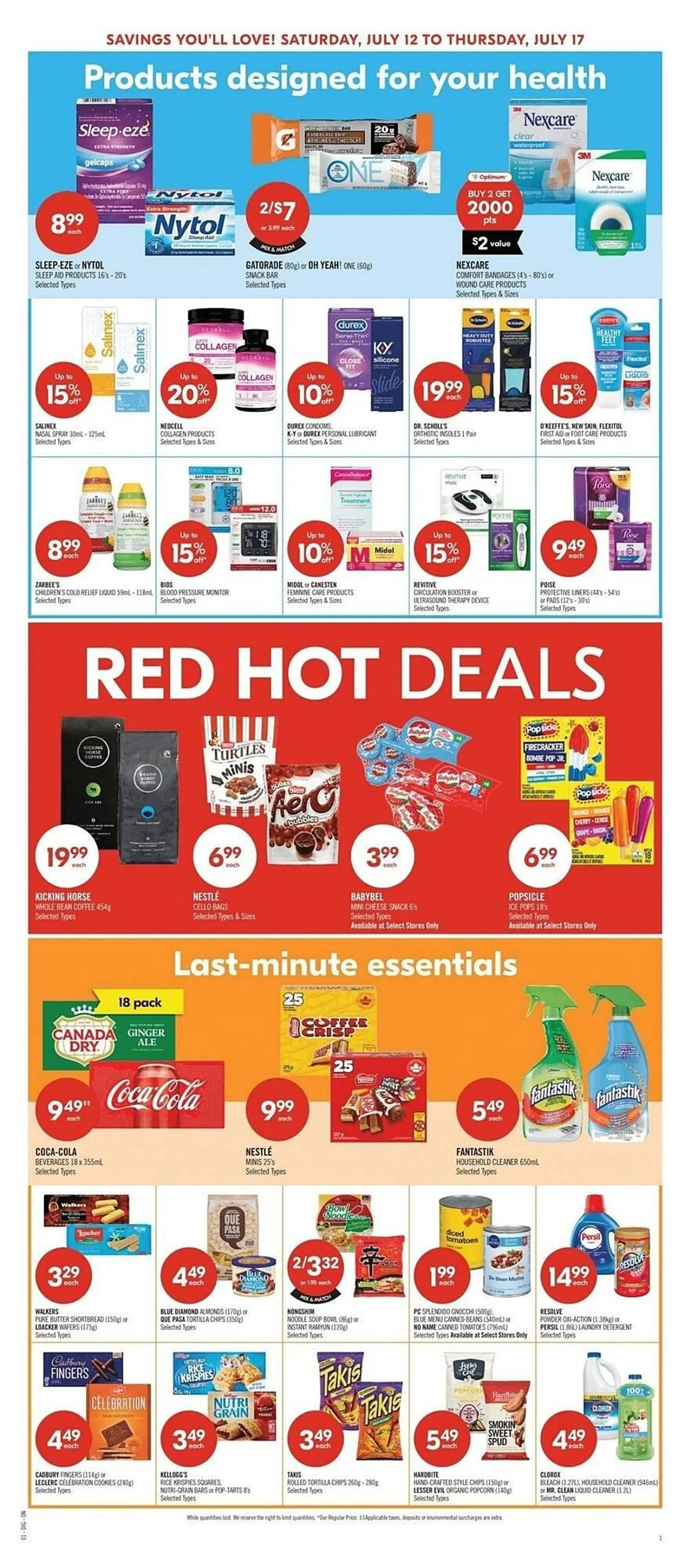 Shoppers Drug Mart flyer from July 12 to July 17 2025 - flyer page 16