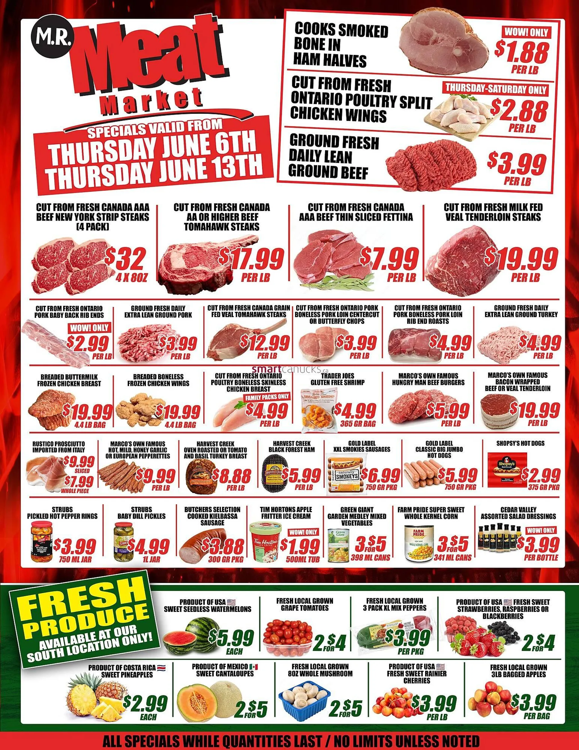 Mr. Meat Market flyer from June 6 to June 13 2024 - flyer page 1