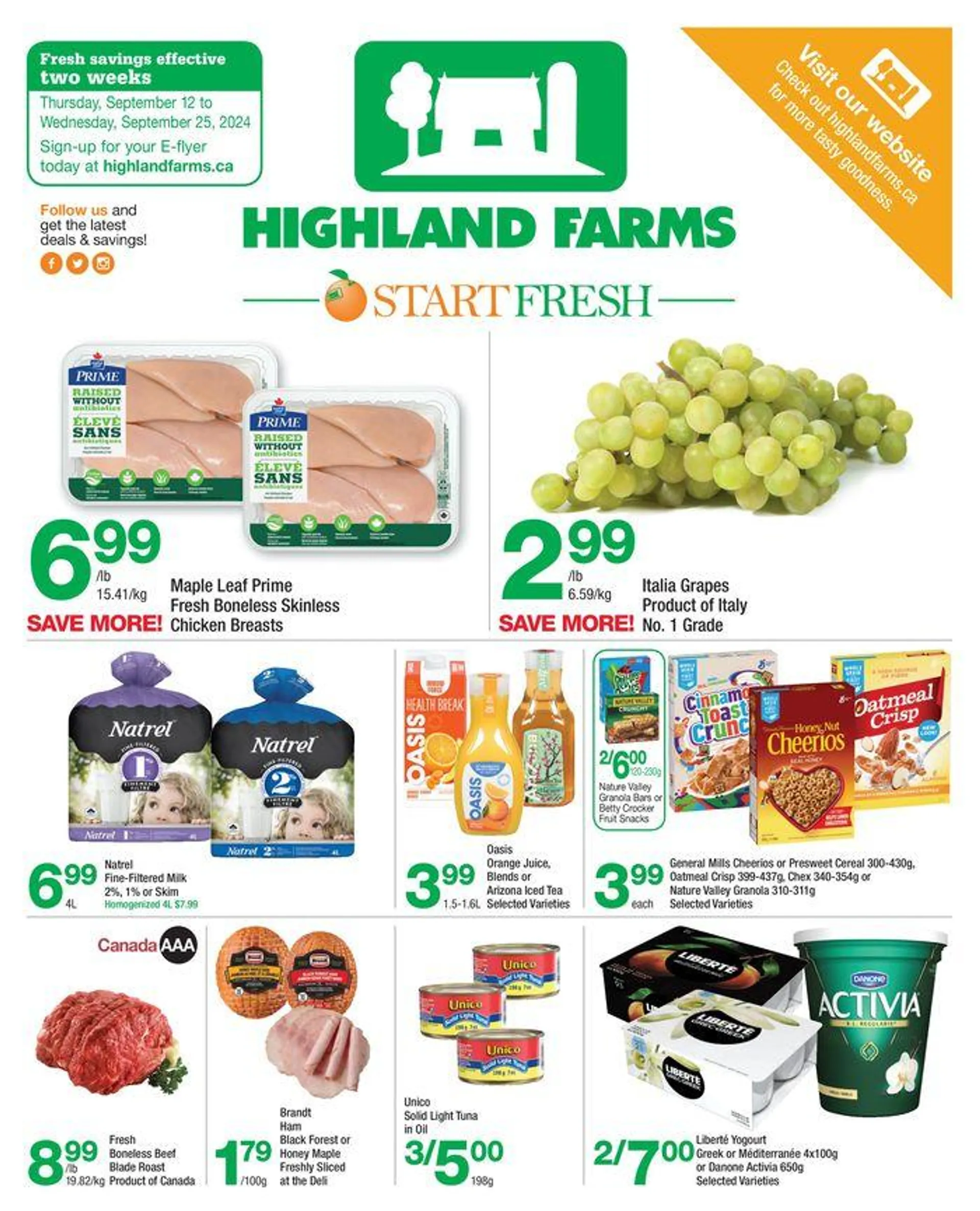 Highland Farms flyer - 1