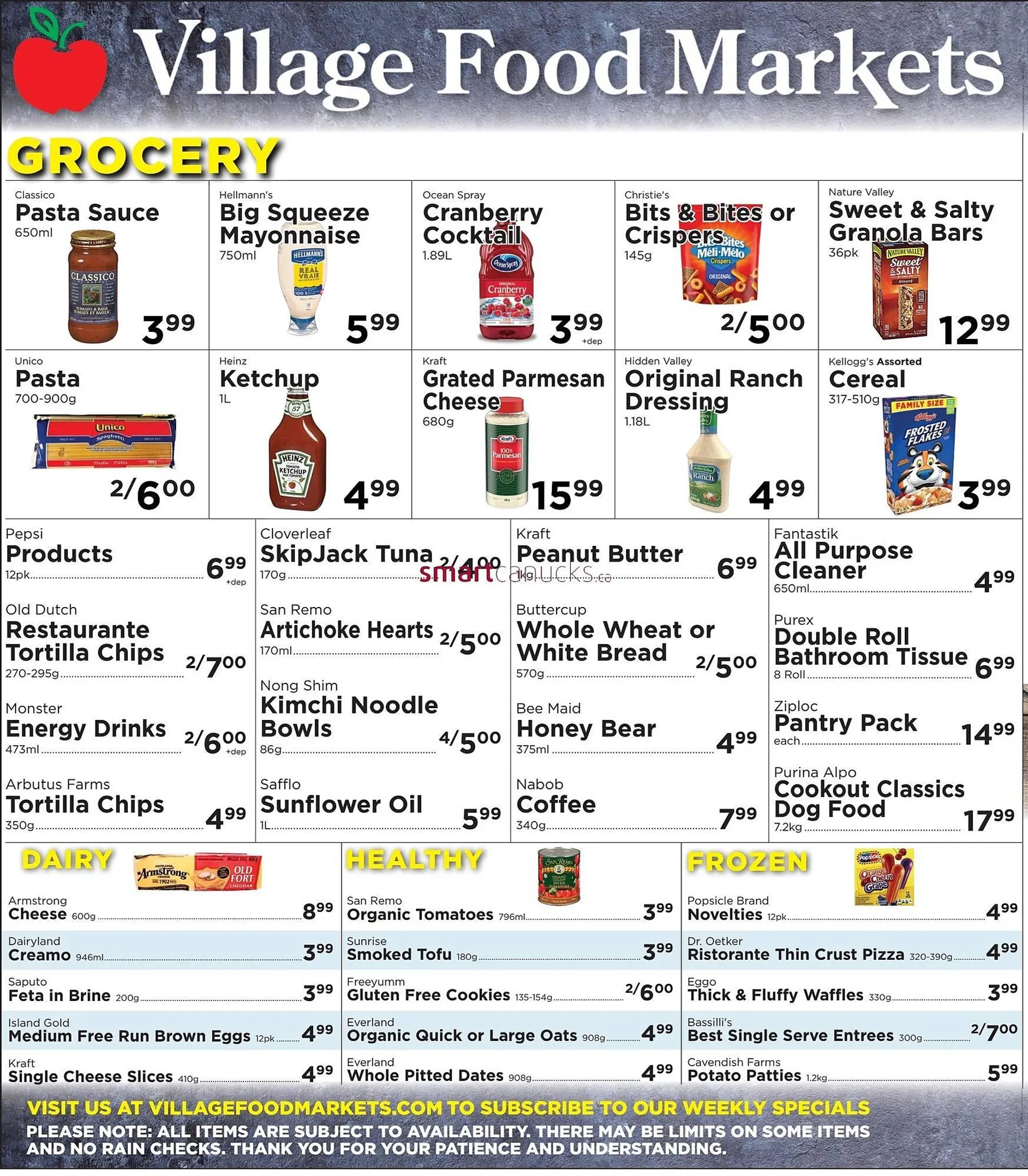 Village Food Markets flyer - 1