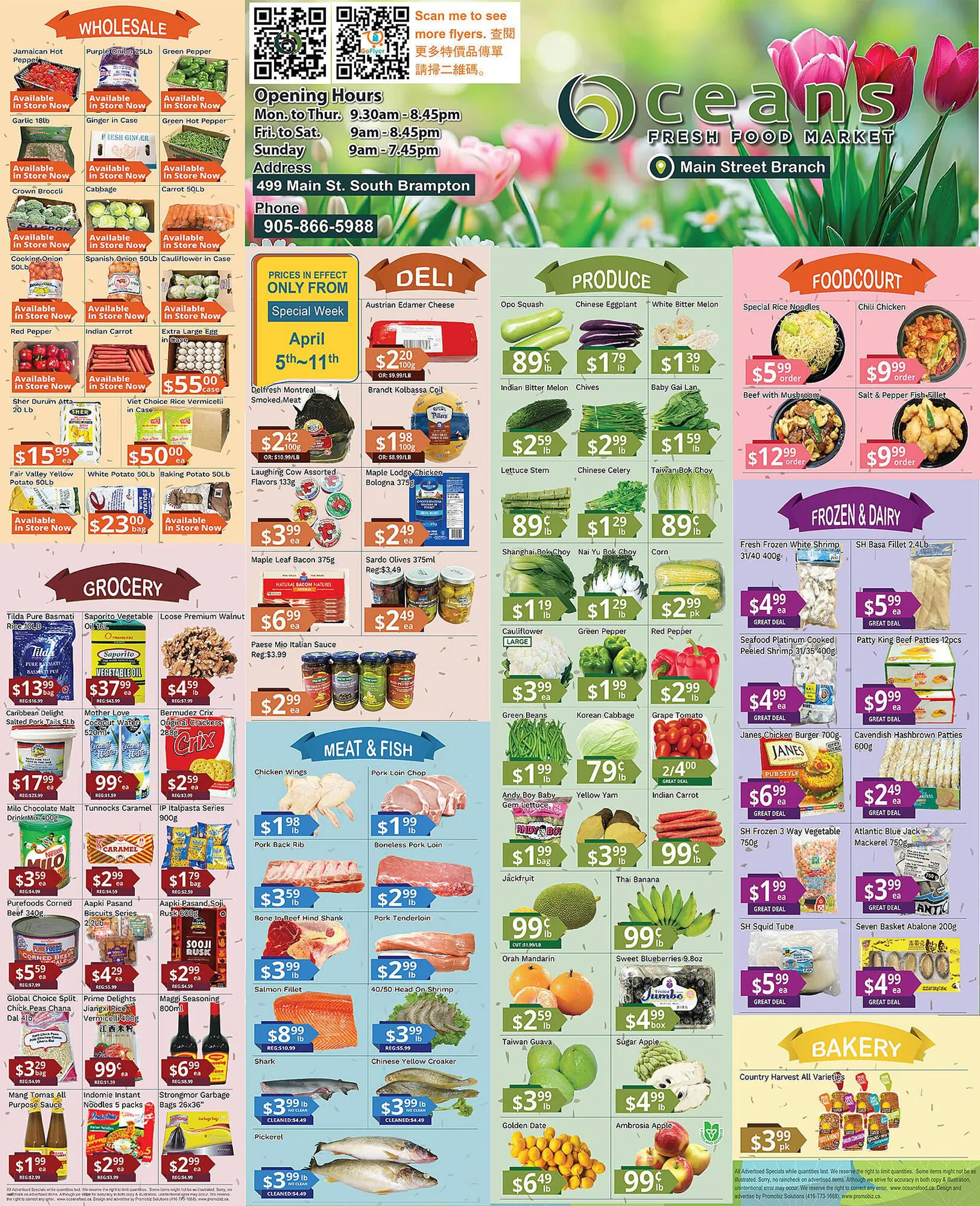 Grant's Foodmart flyer from April 5 to April 11 2024 - flyer page 1