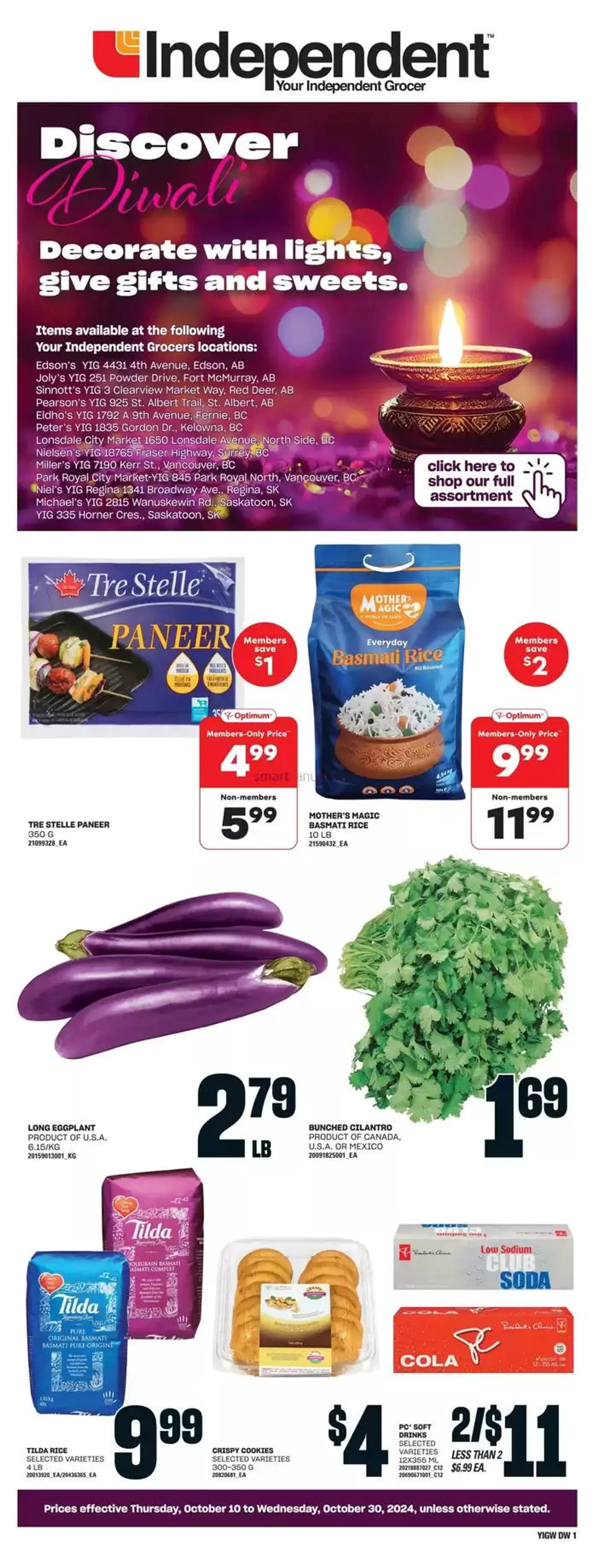 Independent Grocer weeky flyer - 1