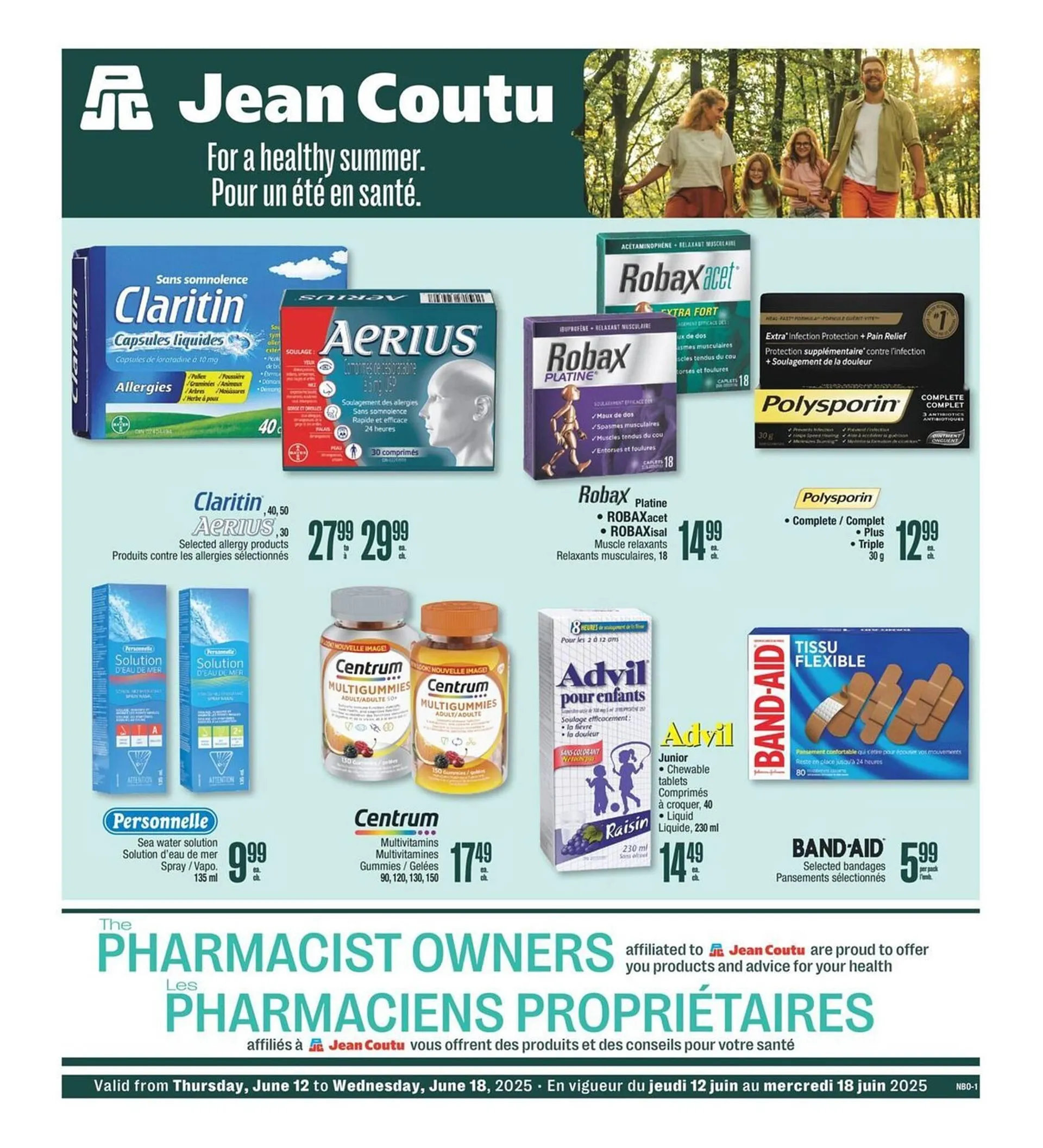 Jean Coutu flyer from June 12 to June 18 2025 - flyer page 1