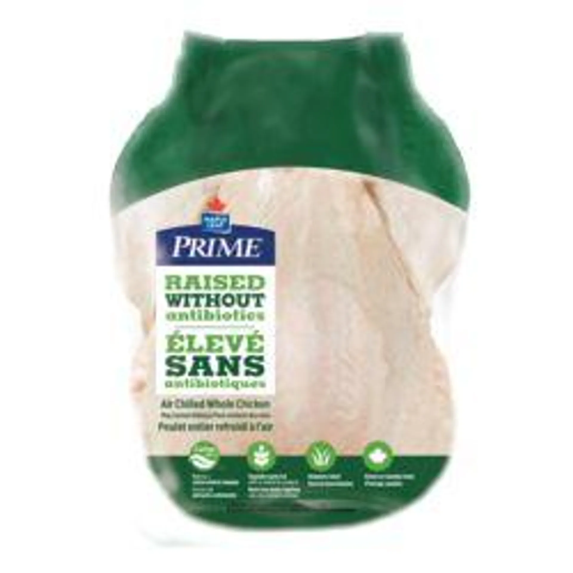 Whole Chicken Raised without Antibiotics, Prime