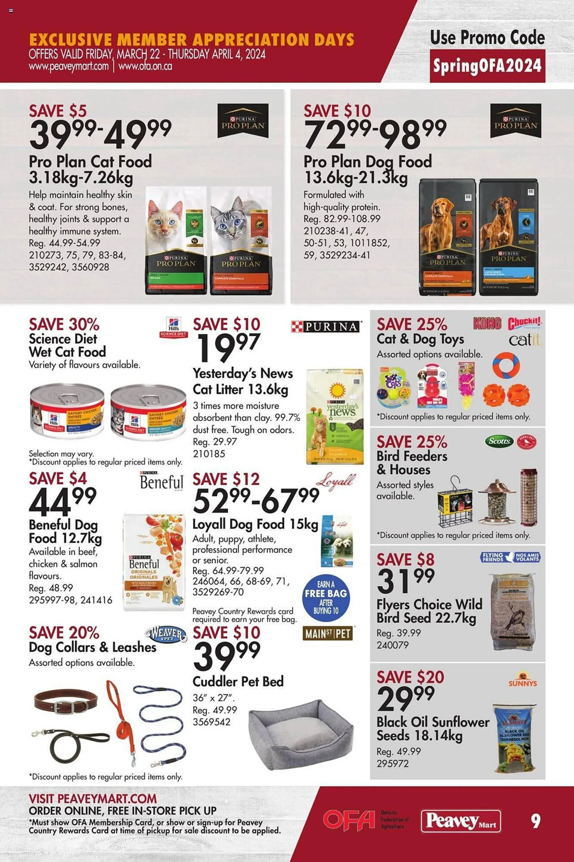 Peavey Mart flyer from March 22 to April 4 2024 - flyer page 9