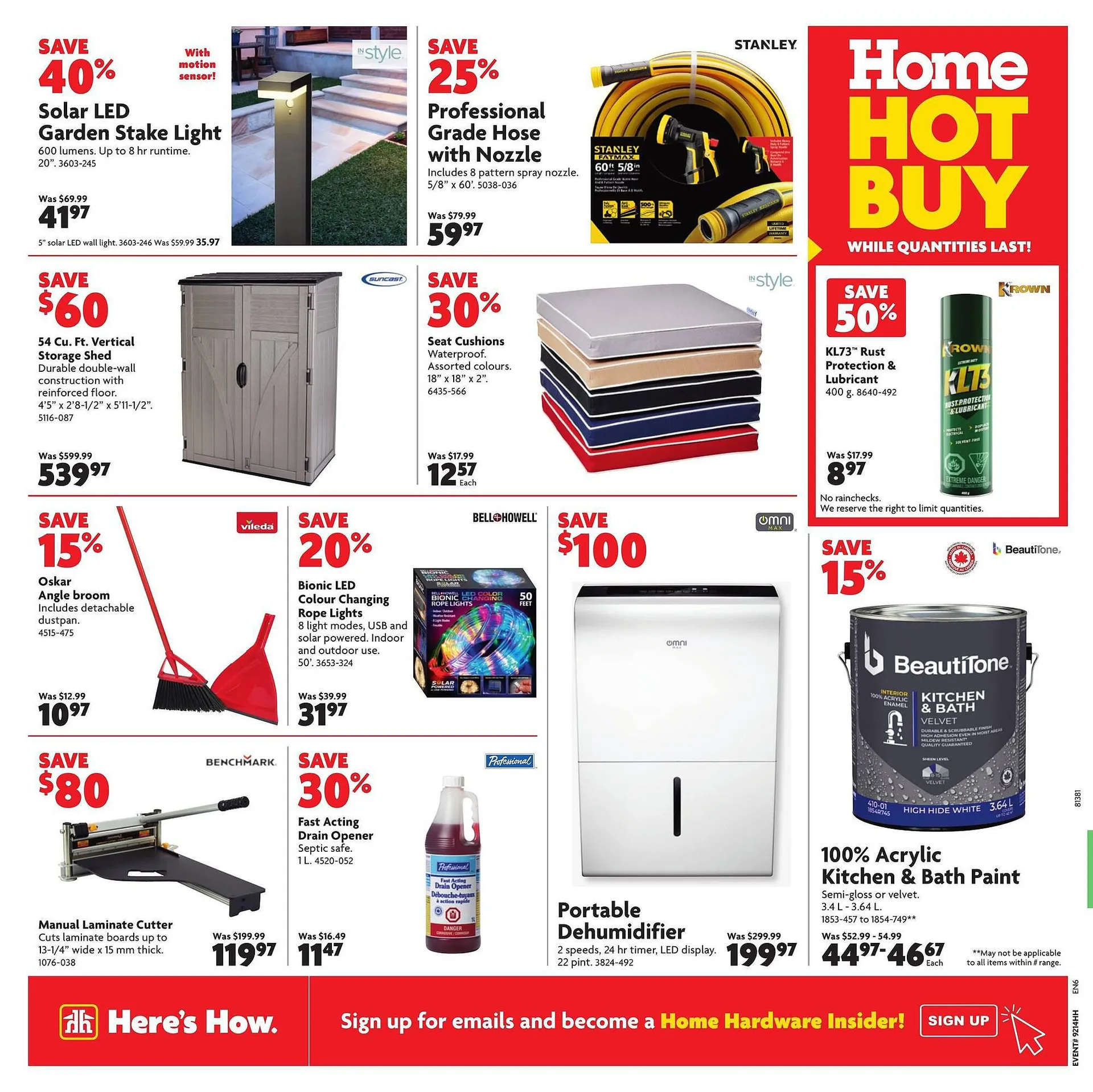 Home Hardware flyer from April 4 to April 10 2024 - flyer page 2