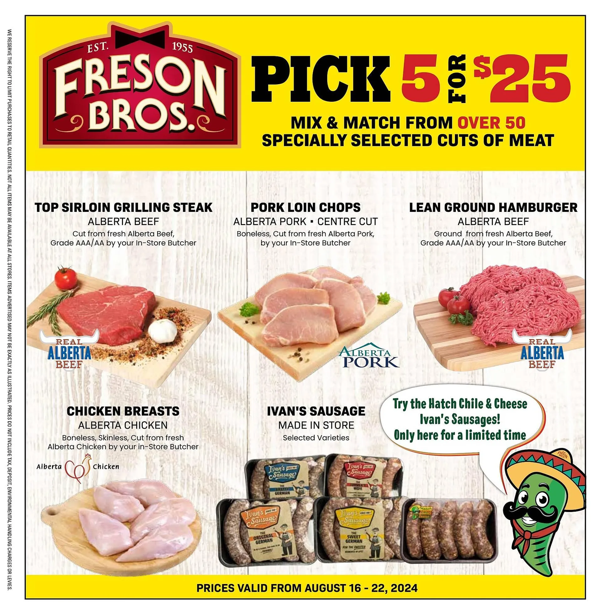 Freson Bros flyer - 1