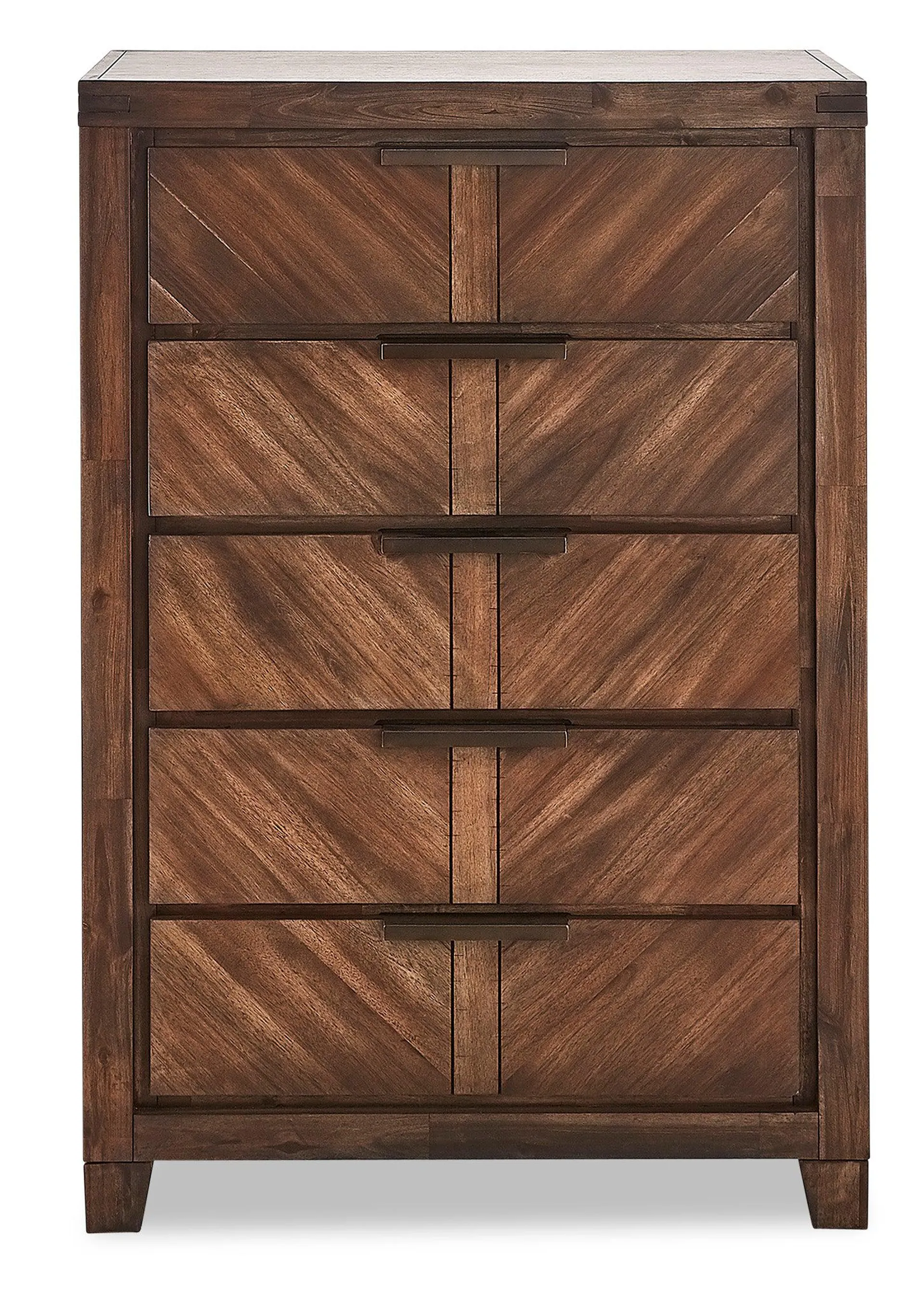 Nathan 5 Drawer Chest - Brown