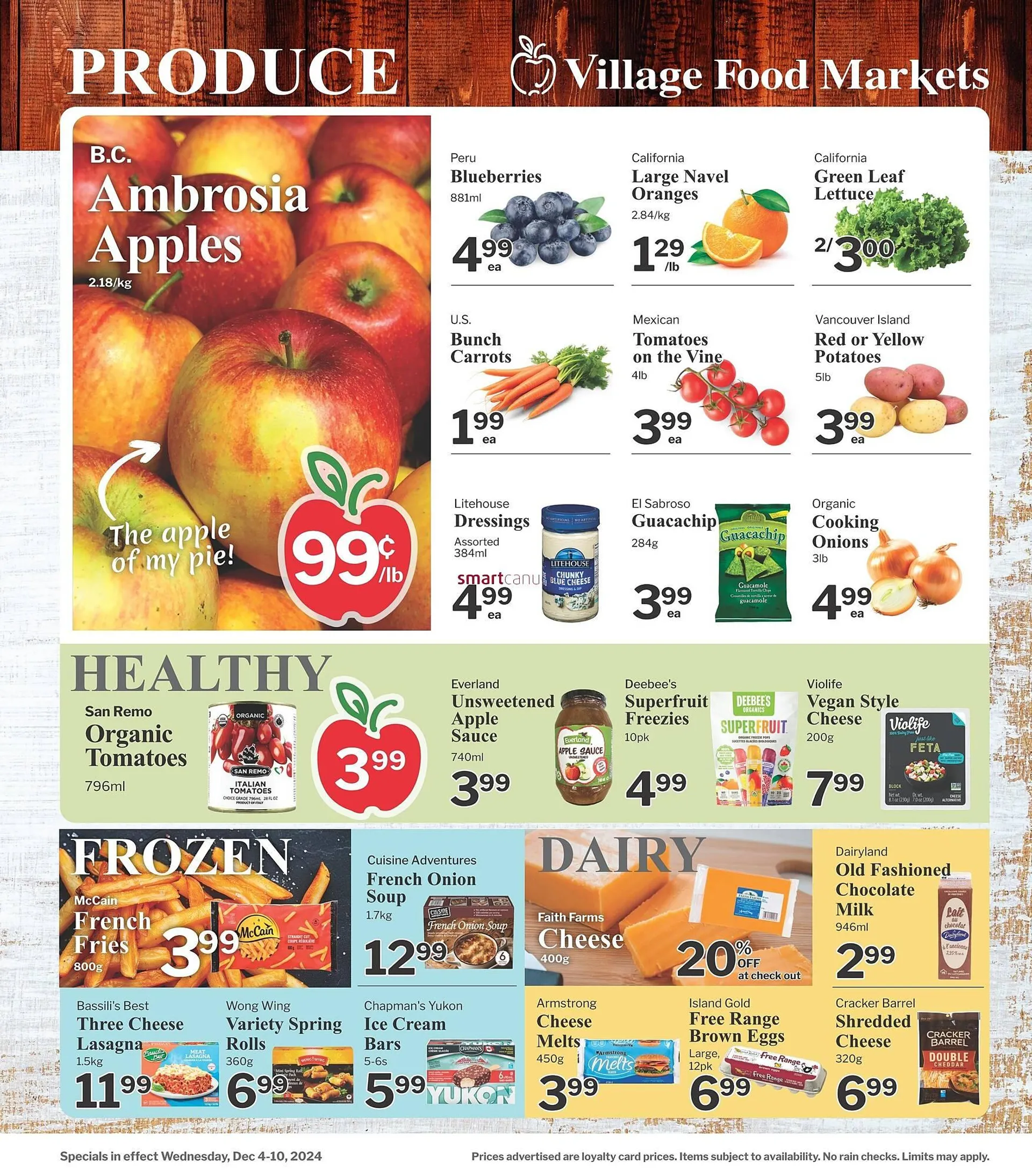 Village Food Markets flyer from December 4 to December 10 2024 - flyer page 4