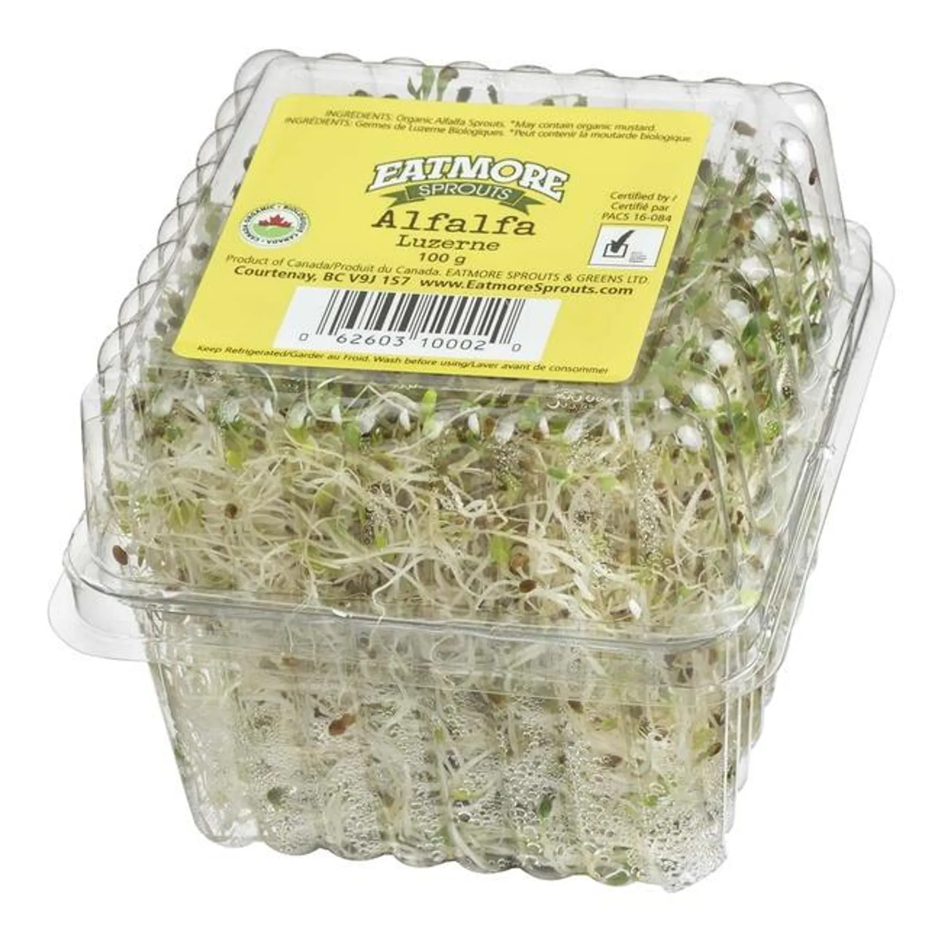 Eatmore Sprouts - Organic Alfalfa Sprouts