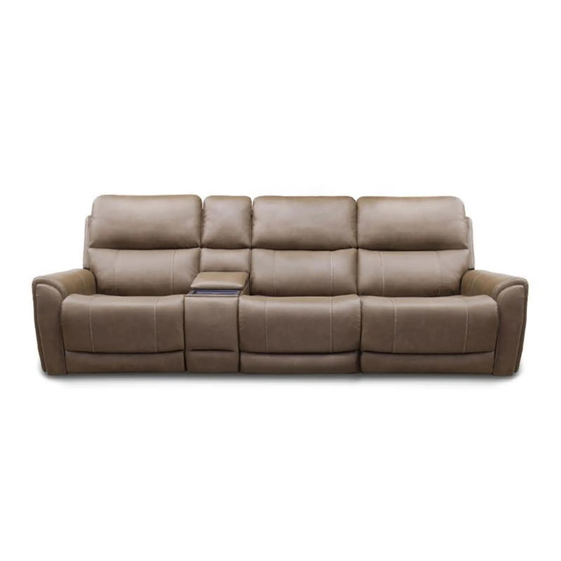 Sofa modulaire électrique inclinable avec console - 4 mcx