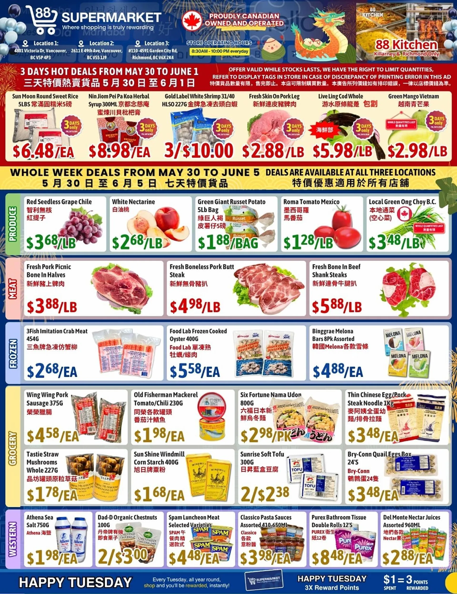 88 Supermarket flyer from May 30 to June 5 2025 - flyer page 1