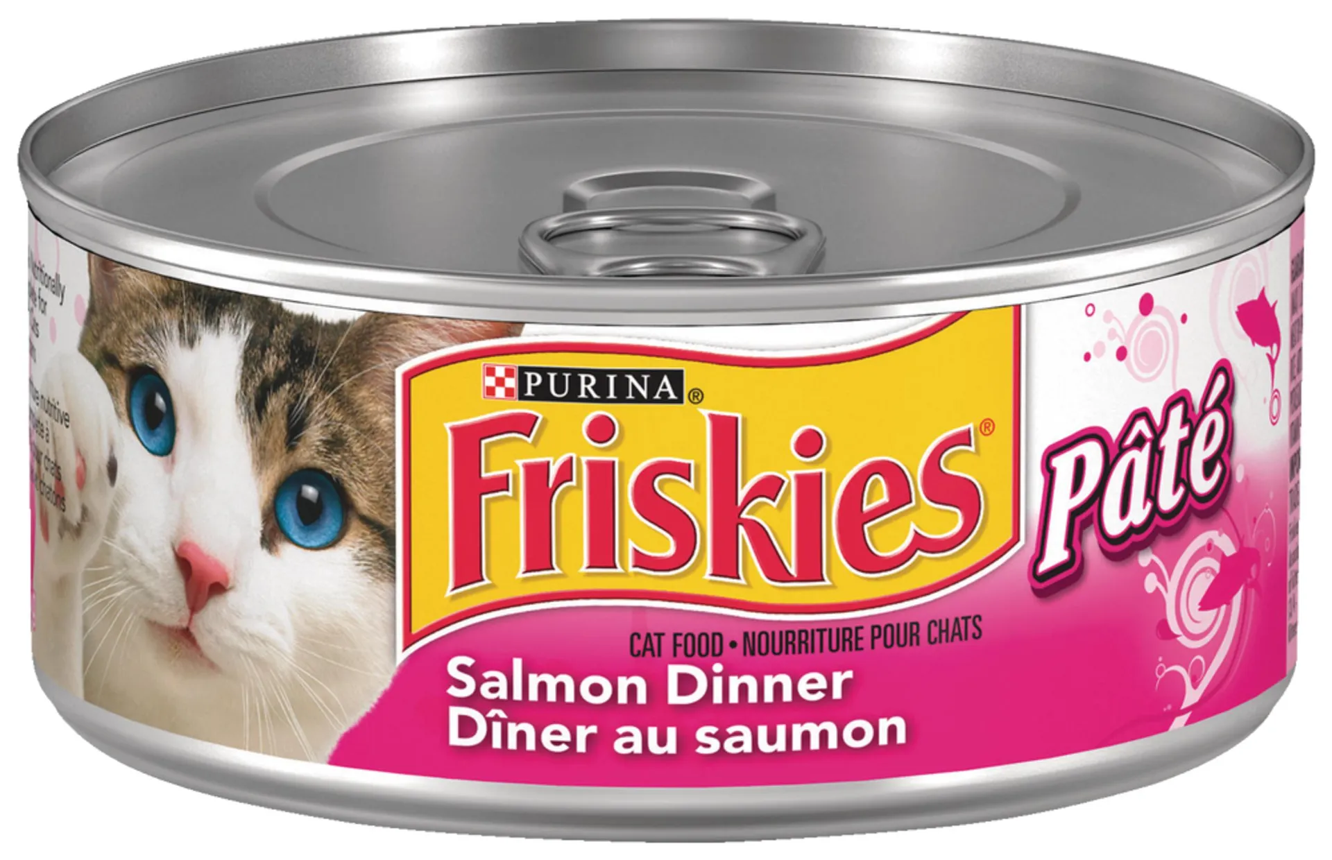 Purina Friskies® Pate Salmon Dinner Wet Cat Food, 156-g