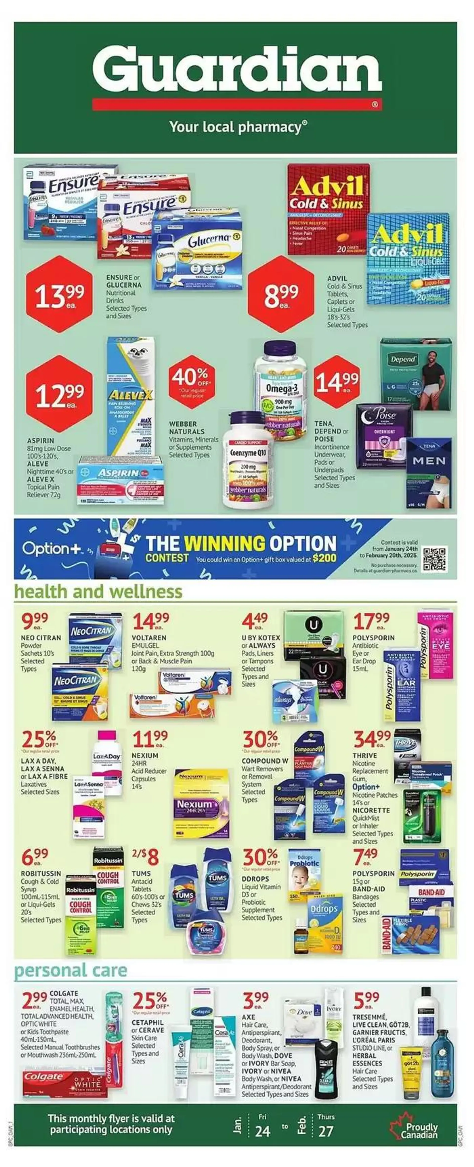 Guardian Pharmacy weekly flyer - 1