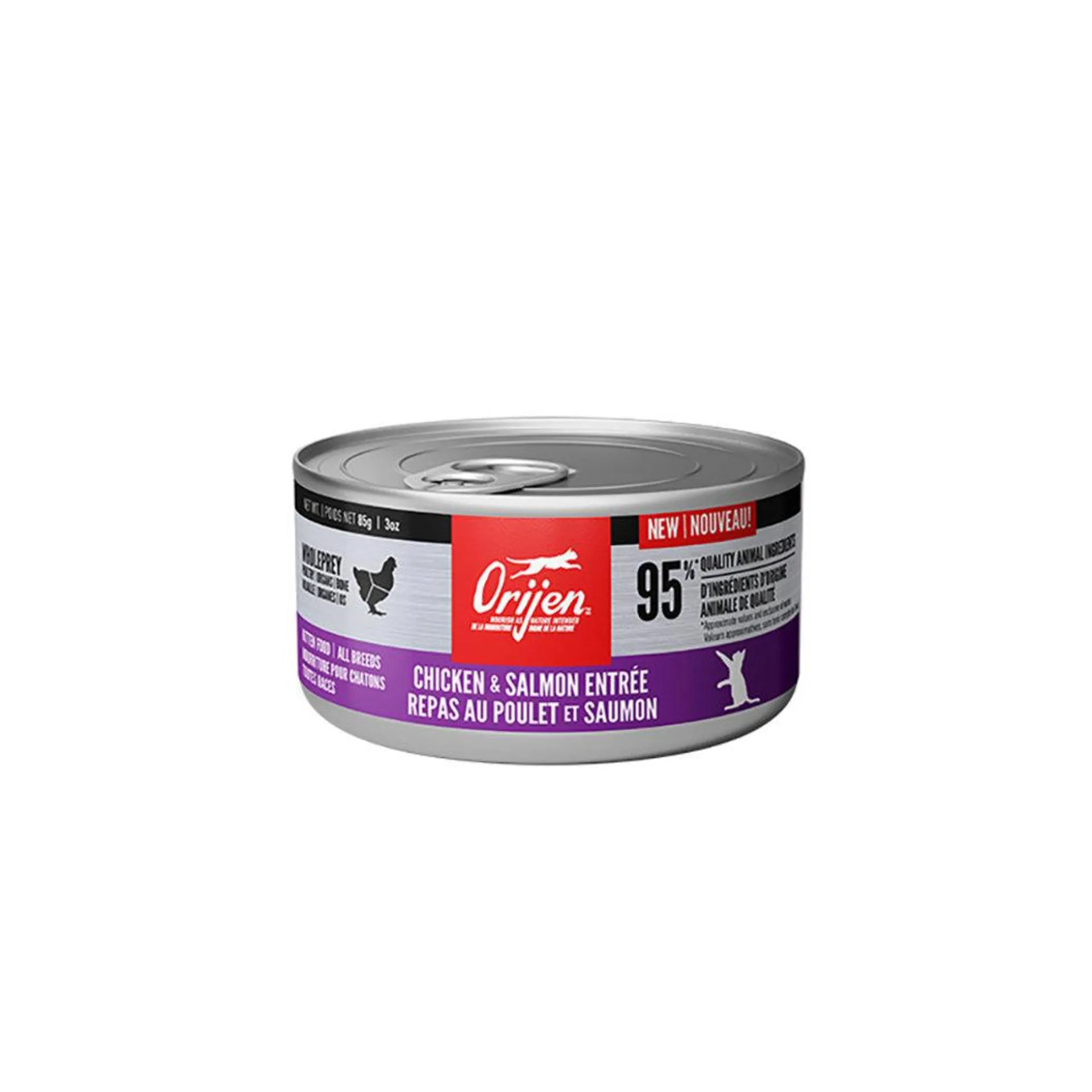 Orijen, Can, Kitten - Chicken & Salmon - 85 g - Wet Cat Food