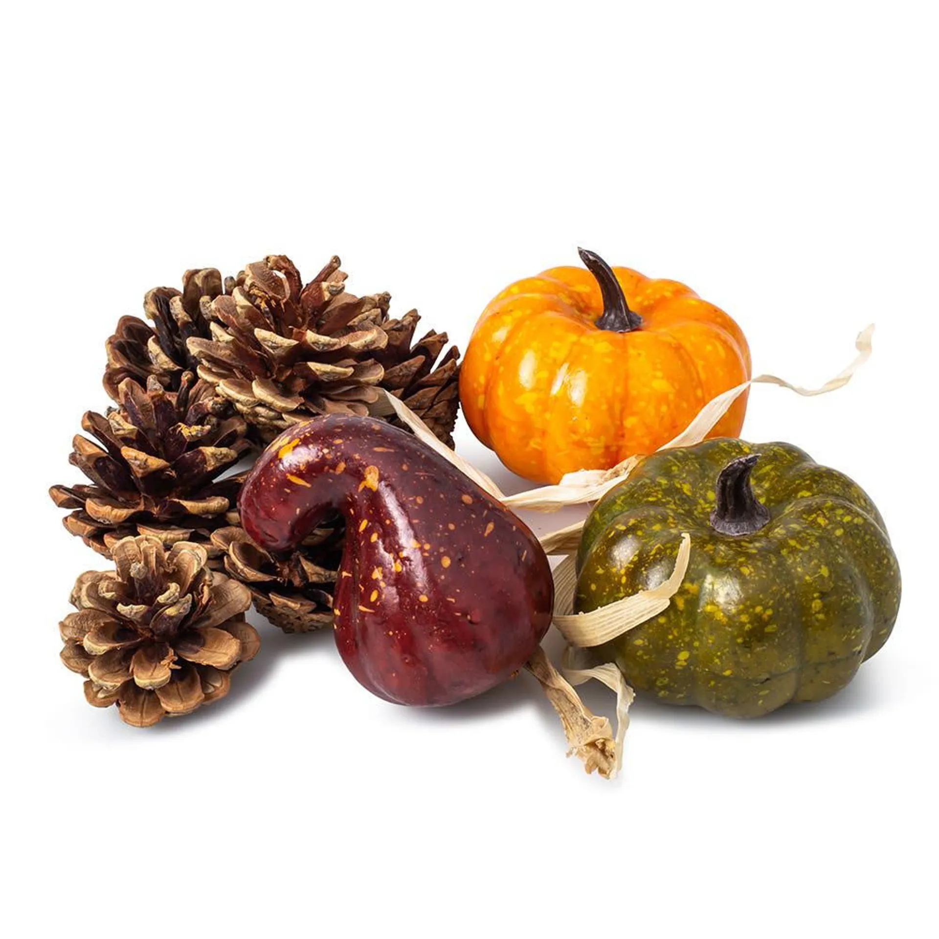 Deco Home Harvest 'Pumpkin/Pinecone/Gourd' Tablescape Decor (Asstd.)