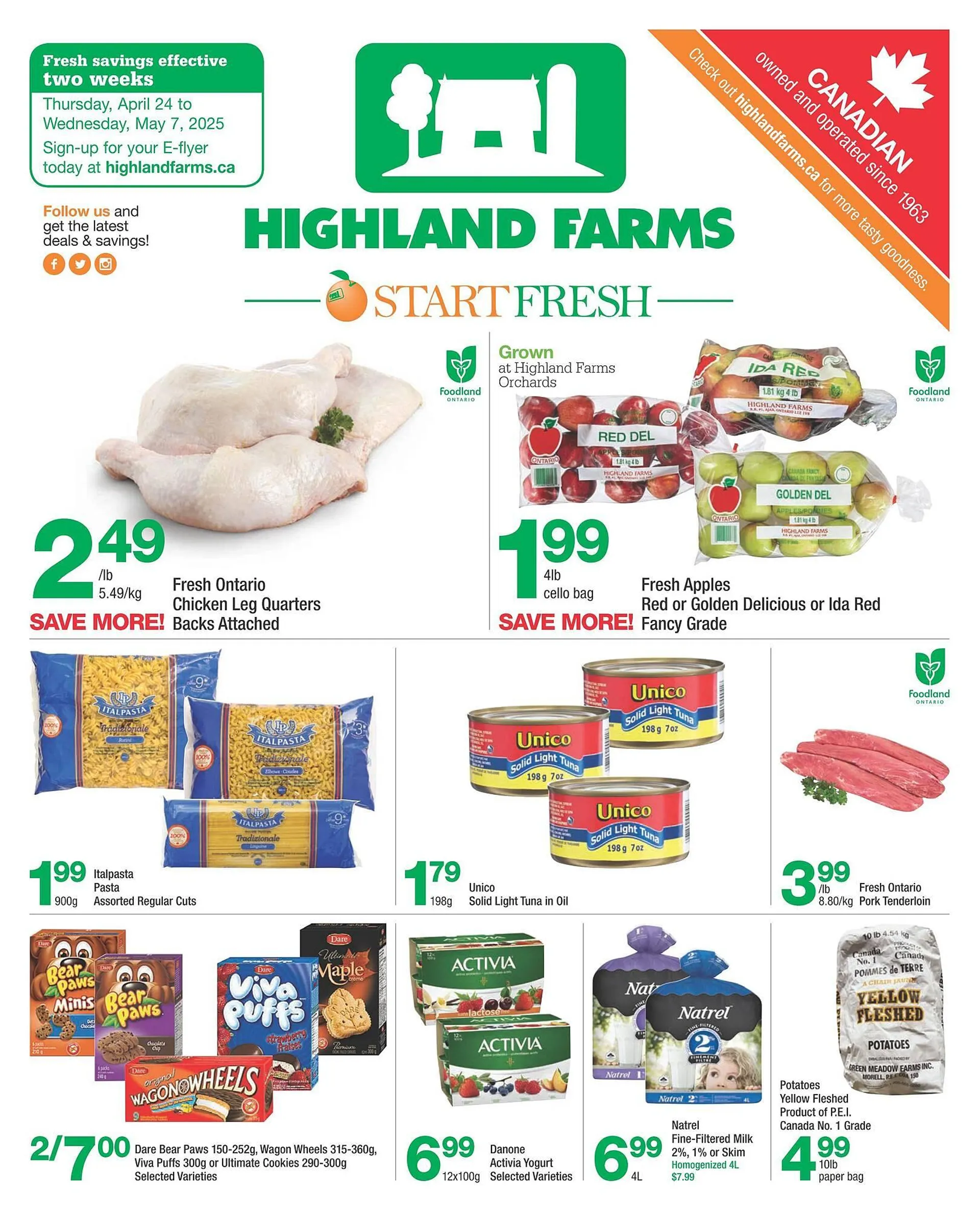 Highland Farms flyer - 1