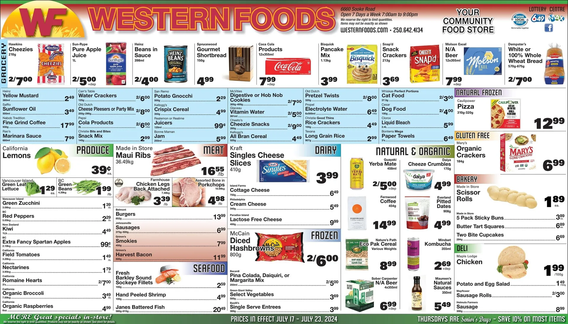 Western Foods flyer - 1