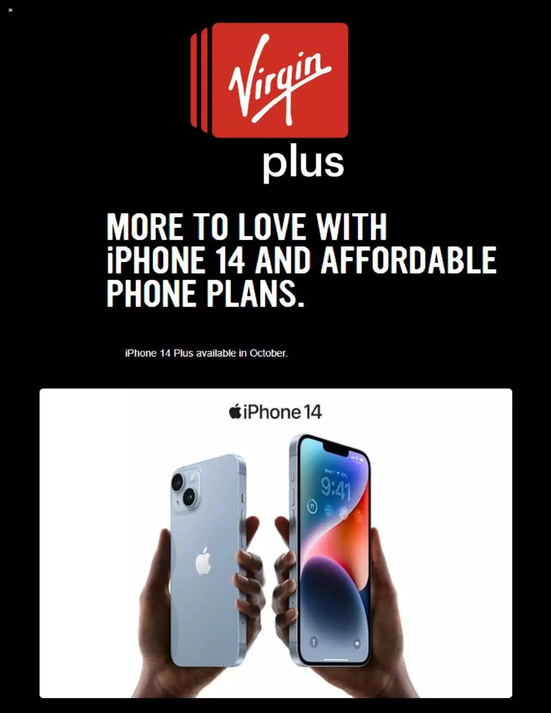 Virgin Plus Online Deals - 0