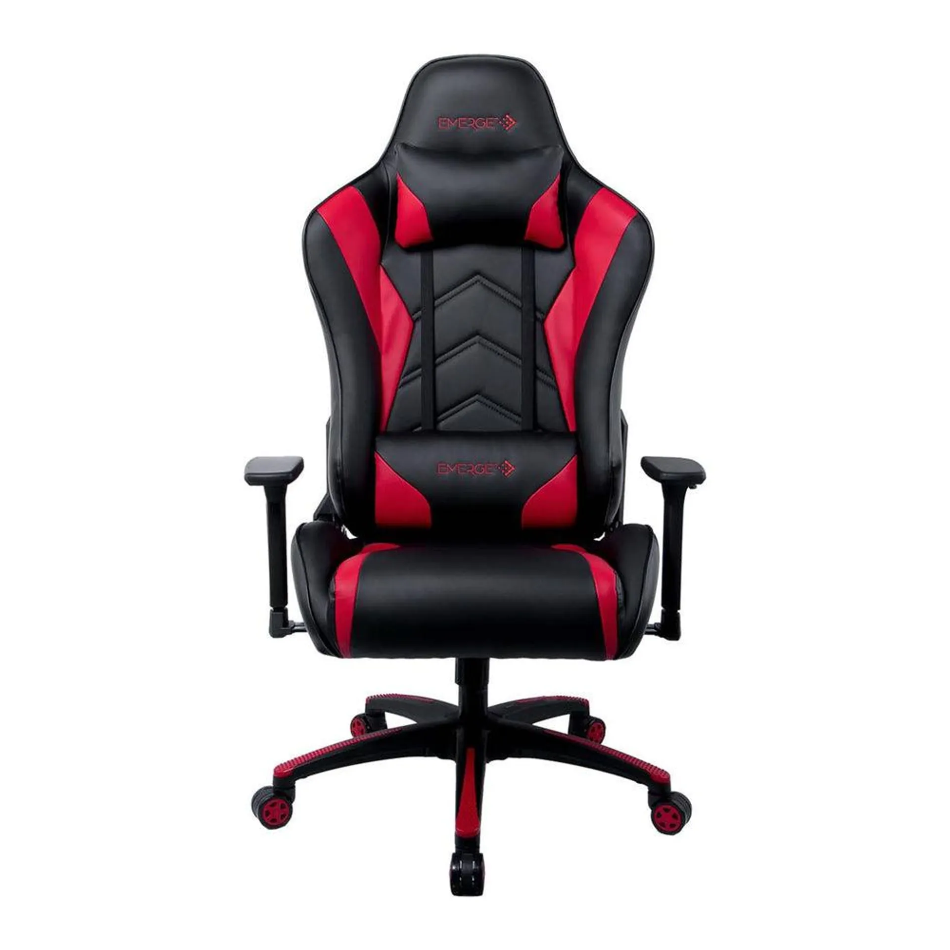Emerge Vartan Bonded Leather Gaming Chair - Red