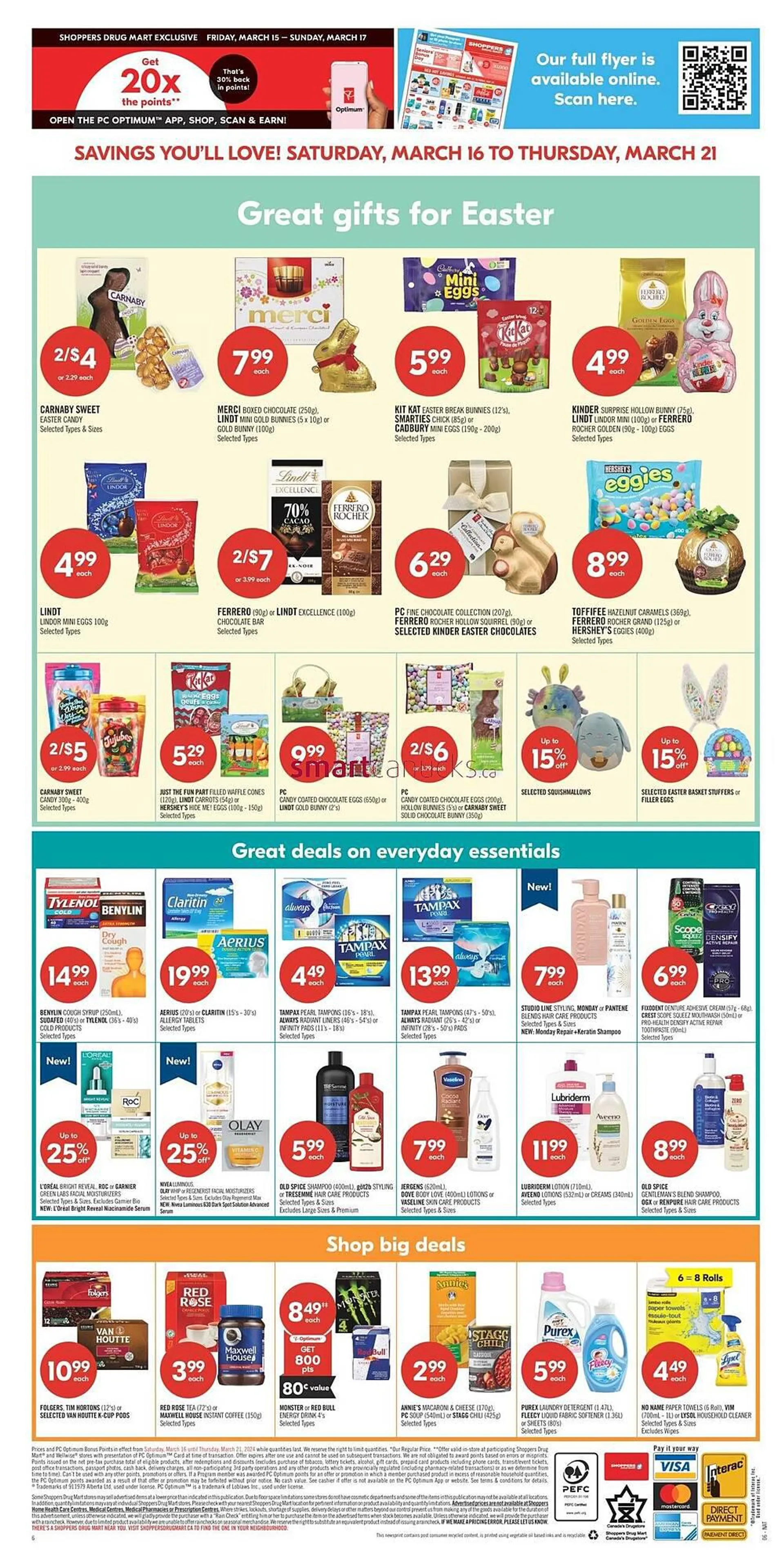 Shoppers Drug Mart flyer from March 14 to March 20 2024 - flyer page 14