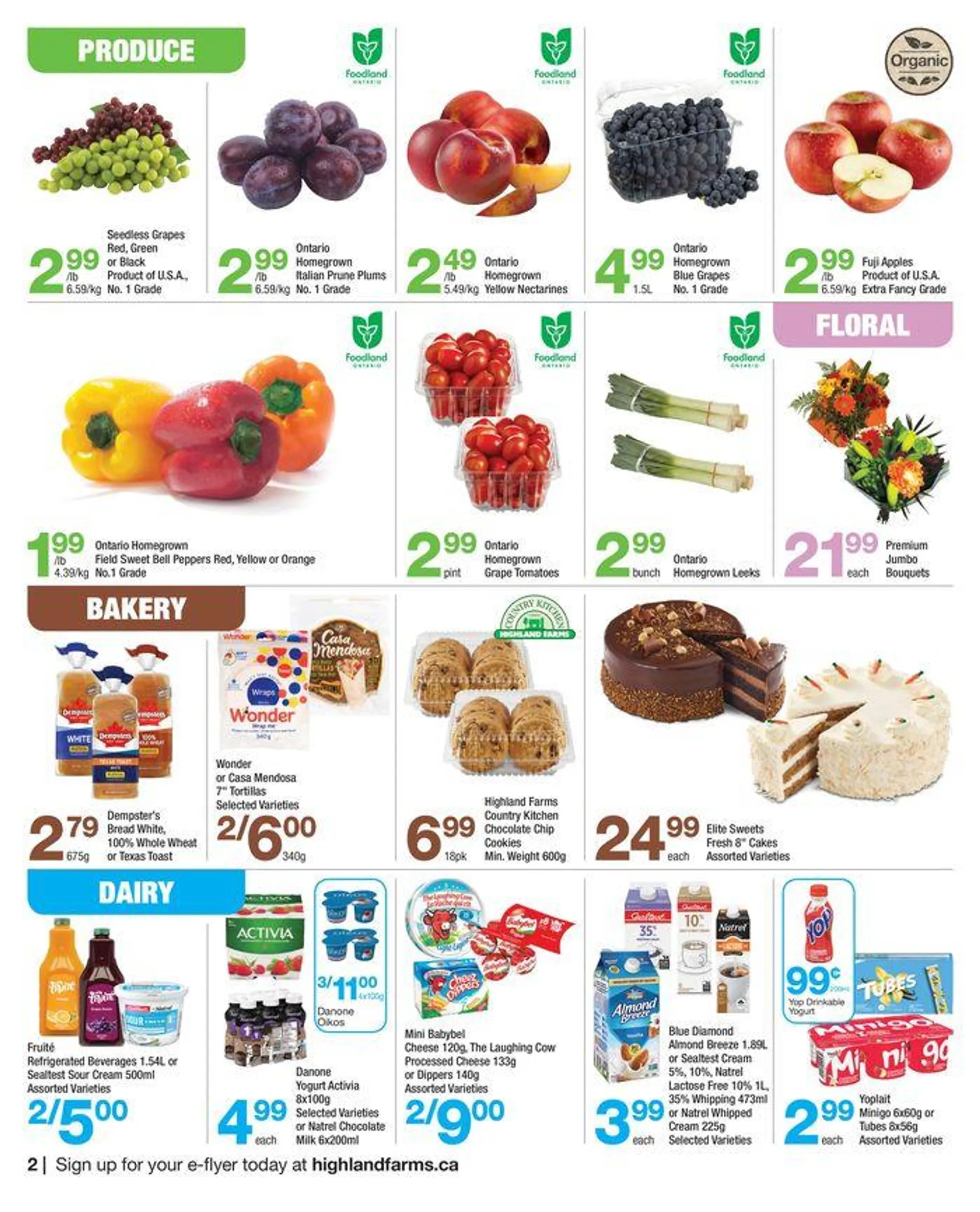 Highland Farms flyer from August 29 to November 14 2024 - flyer page 2