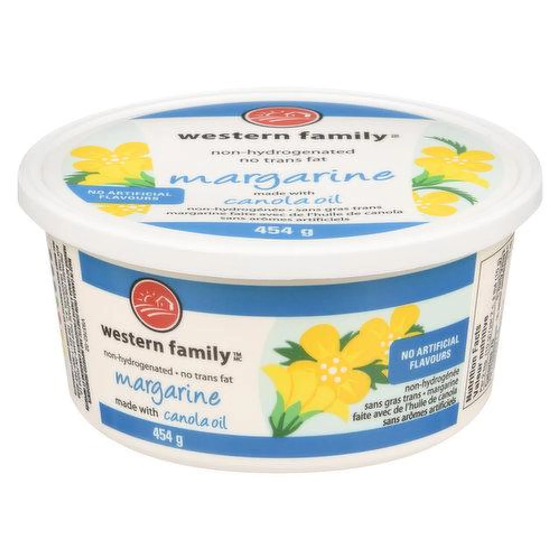 Western Family - Margarine Made with Canola Oil, 454 Gram