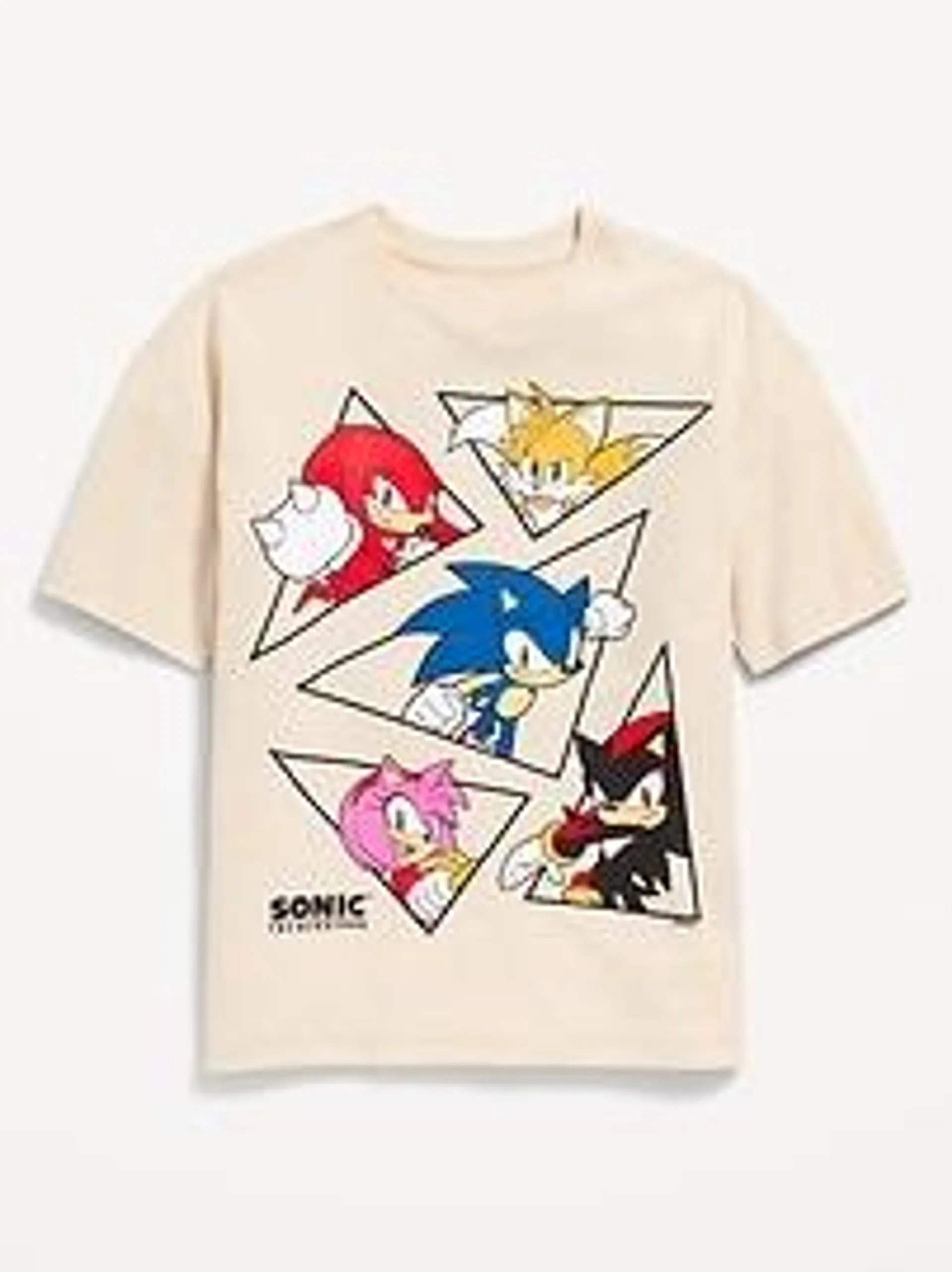 Sonic The Hedgehog™ Oversized Gender-Neutral Graphic T-Shirt for Kids