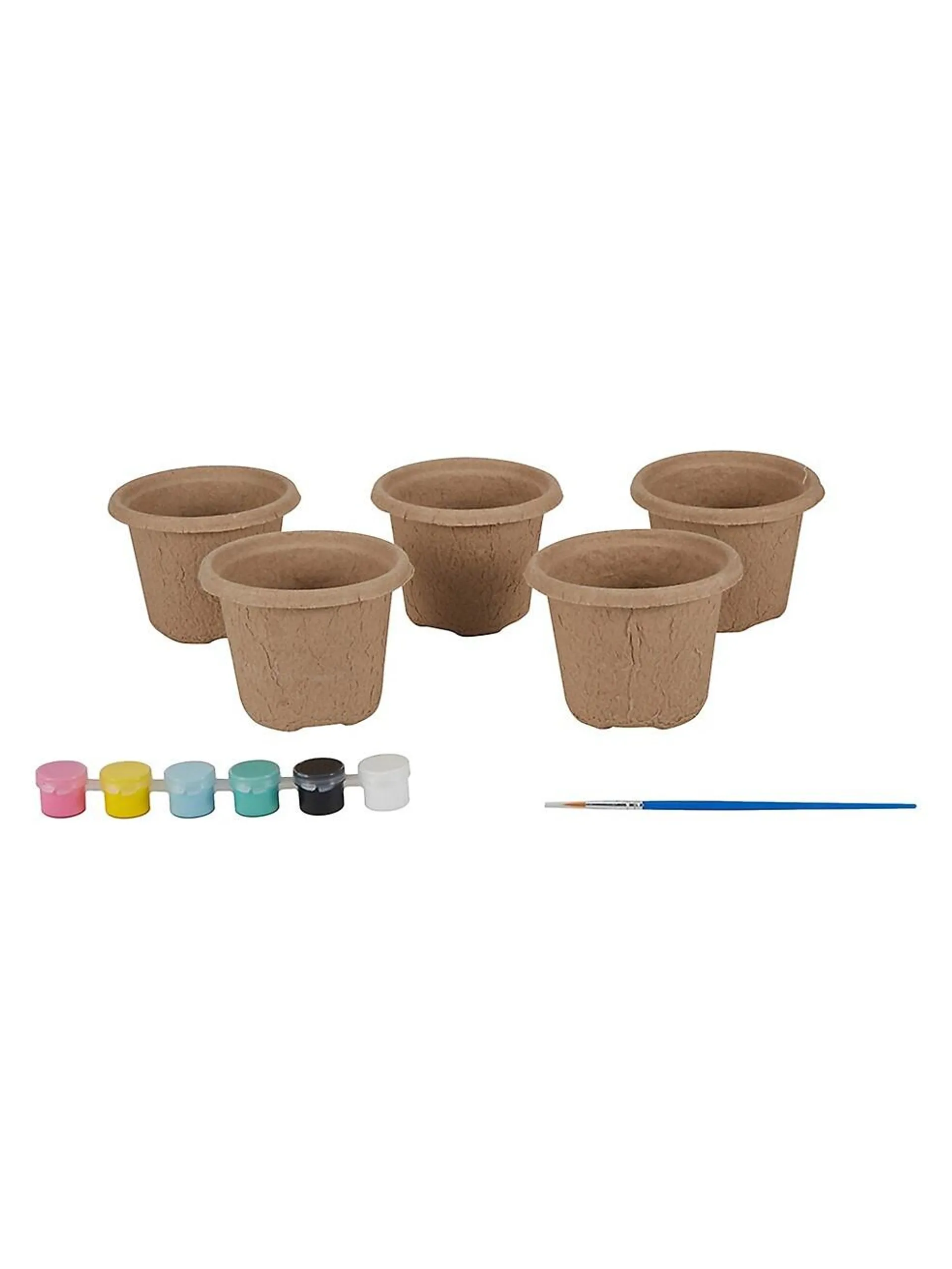 12-Piece Paint Your Own Flower Pots Set