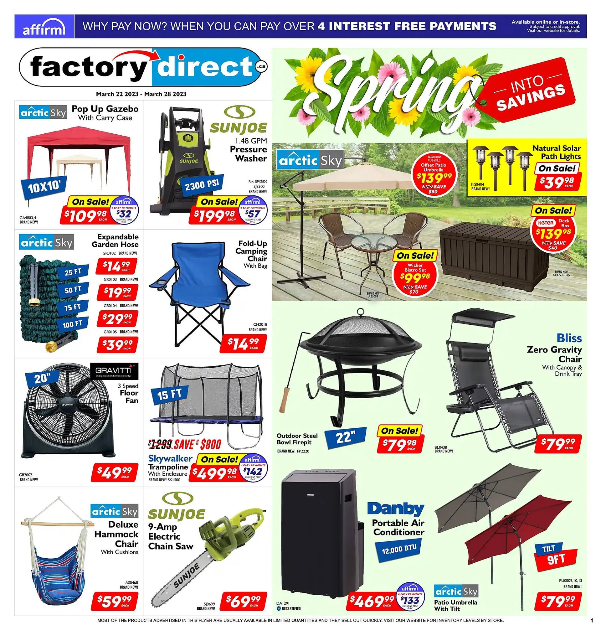 Factory Direct flyer - 1