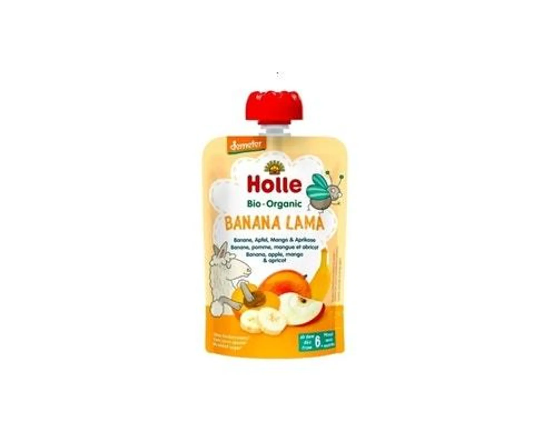 Holle Bio-Organic Baby Food Pouch Banana Lama 100g