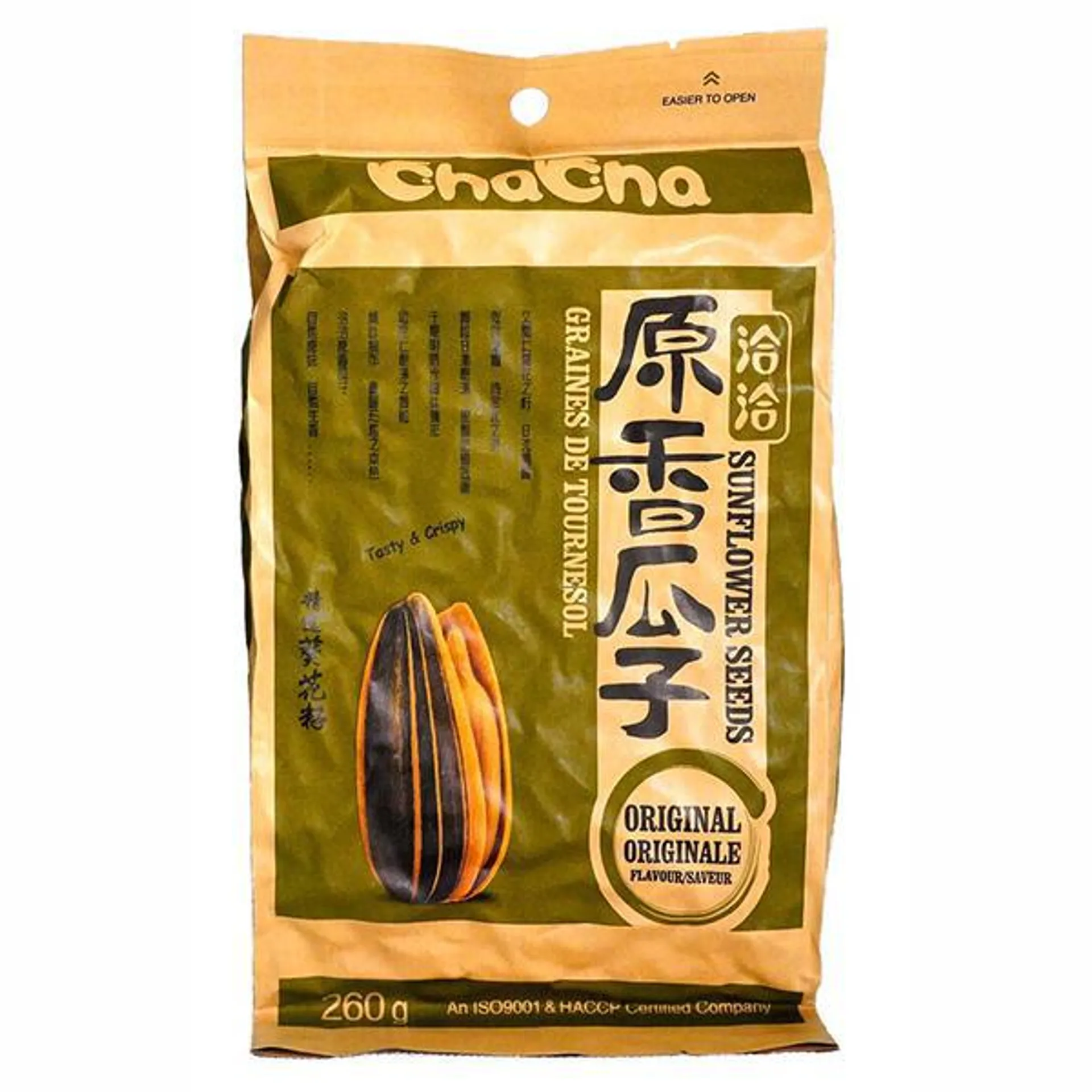 ChaCha Sunflower Seeds-Original 260g