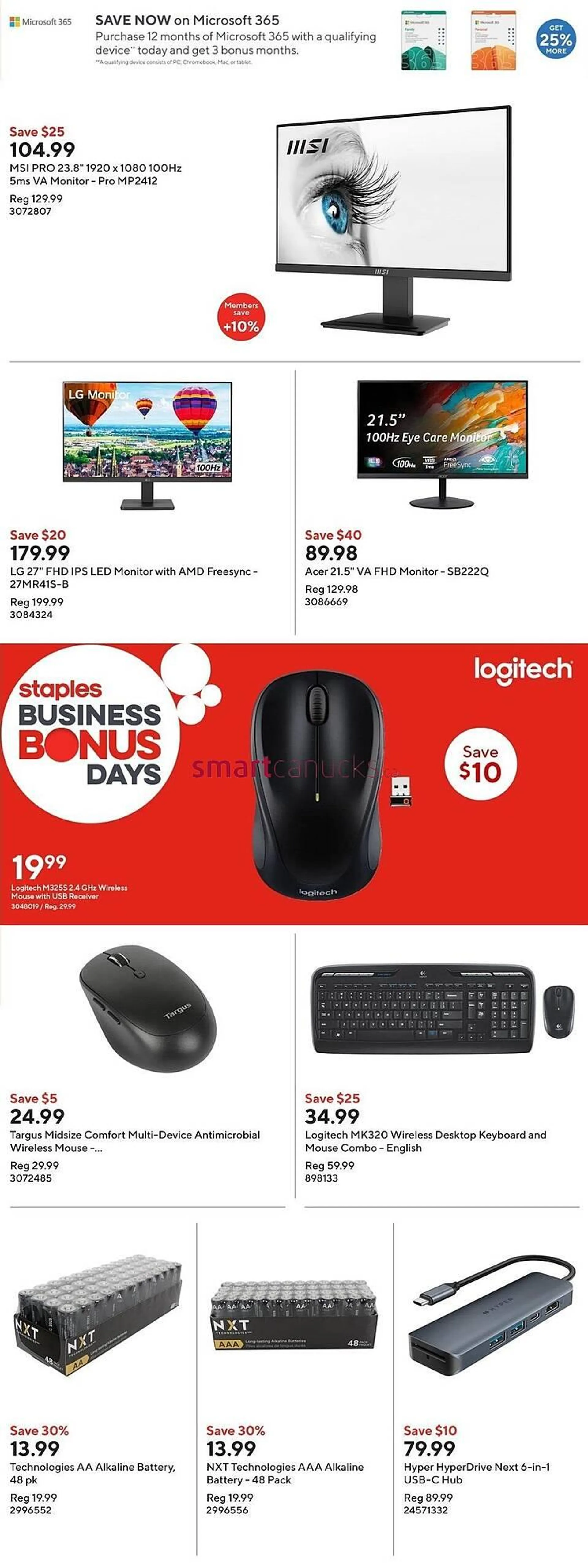 Staples flyer from October 18 to November 7 2024 - flyer page 10