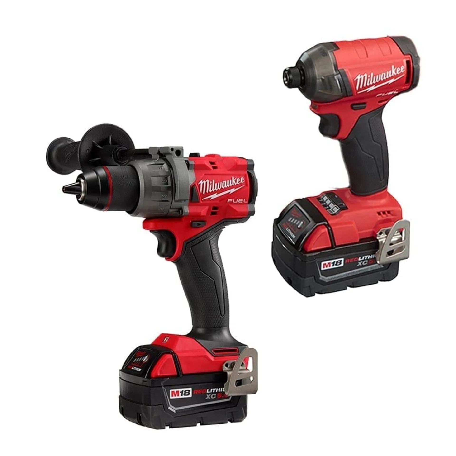 M18 FUEL 18V Li-Ion Brushless Next Generation Surge Impact Hammer Drill Kit w/(2) 5.0Ah Batteries