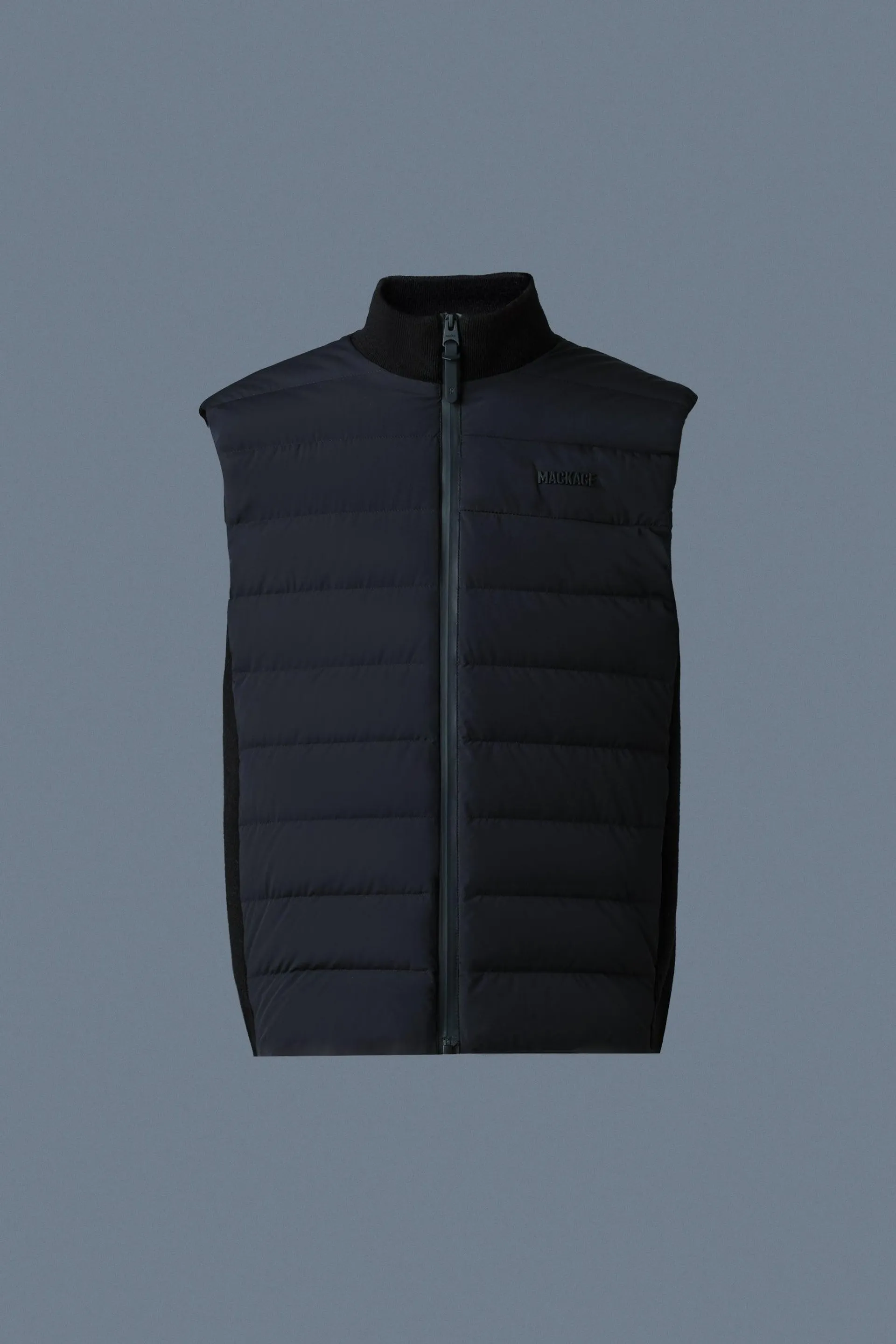 JACOB Rib Knit Light Down Vest