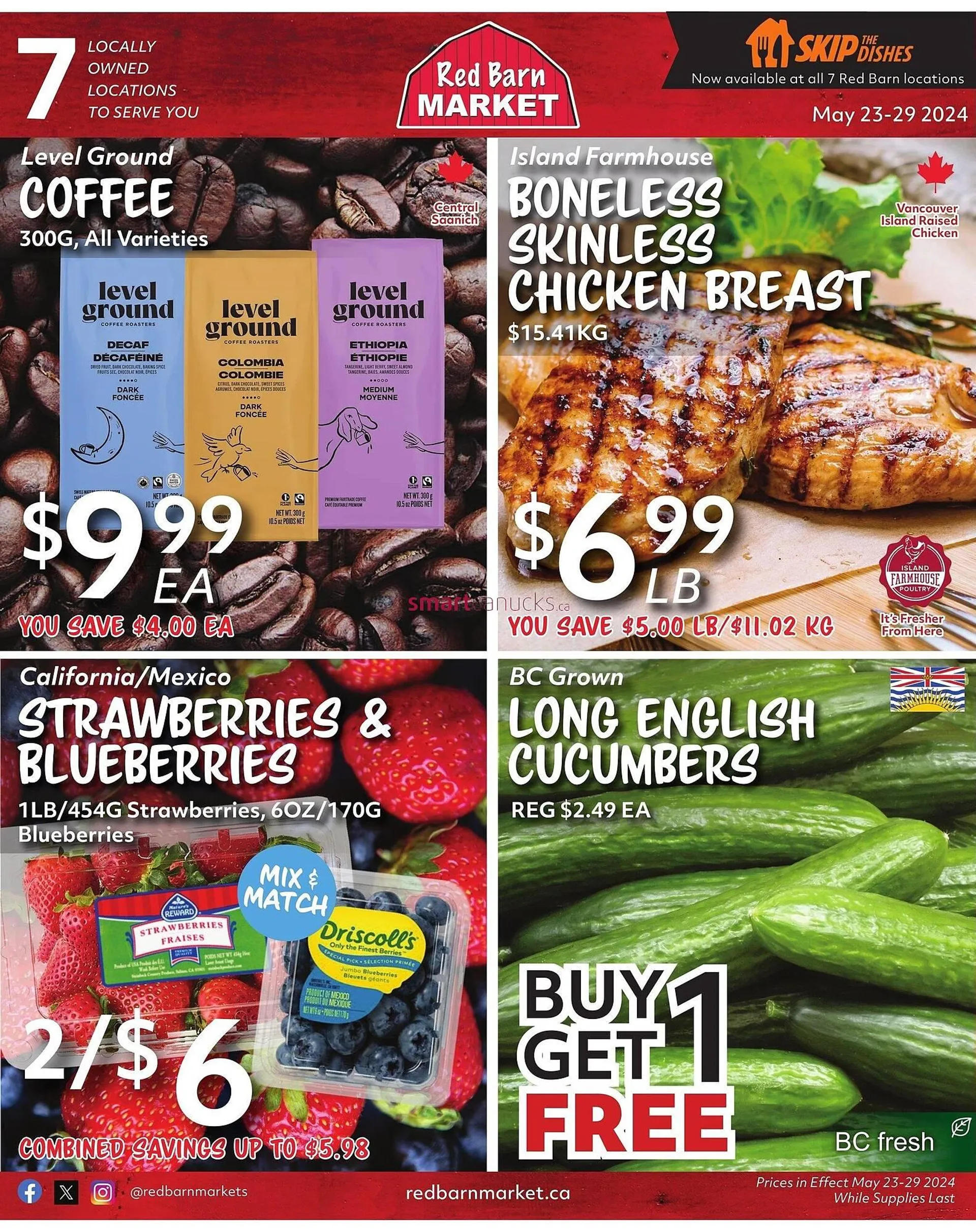 Red Barn Market flyer - 1