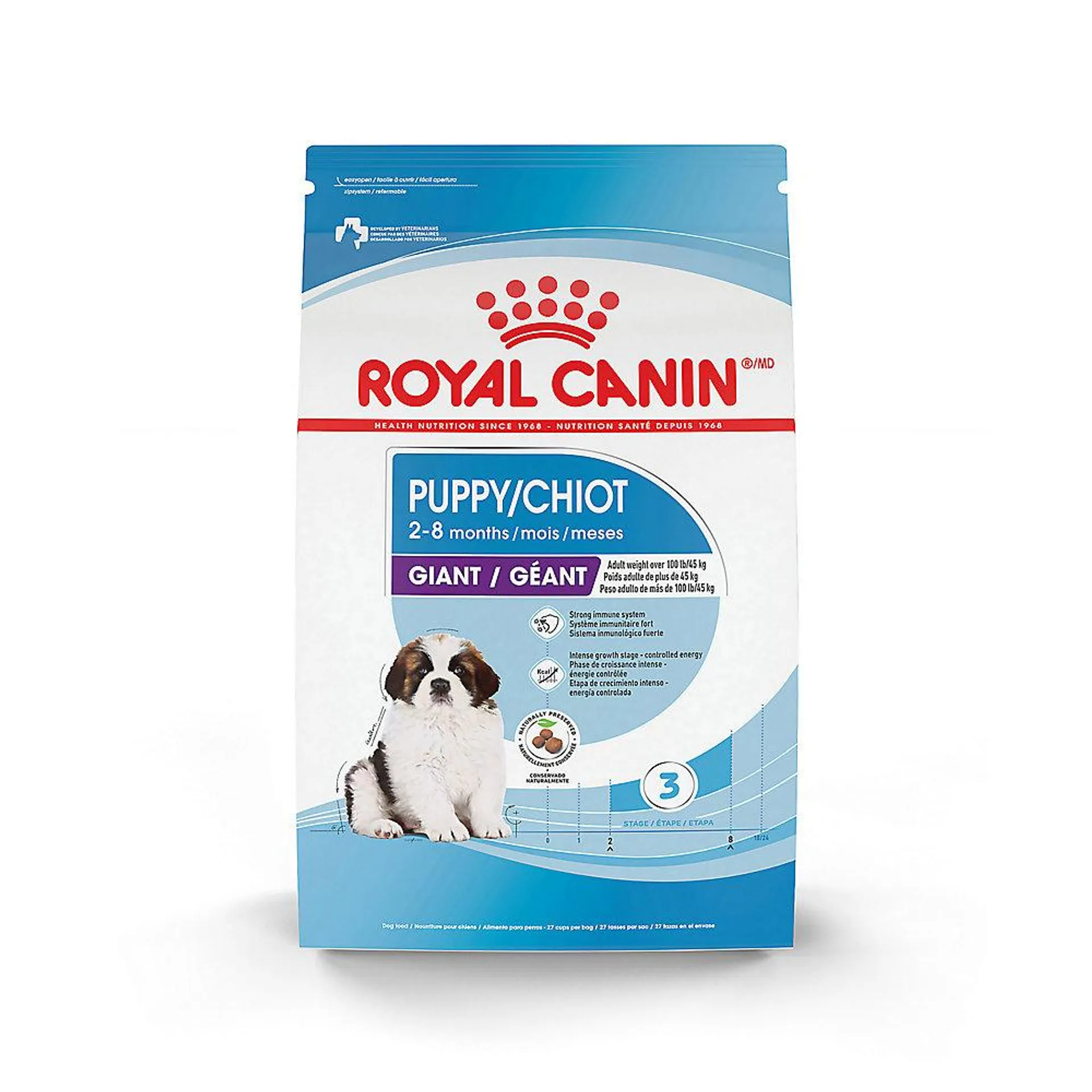 Royal Canin Size Health Nutrition Giant Breed Puppy Dog Dry Food - 30 lb