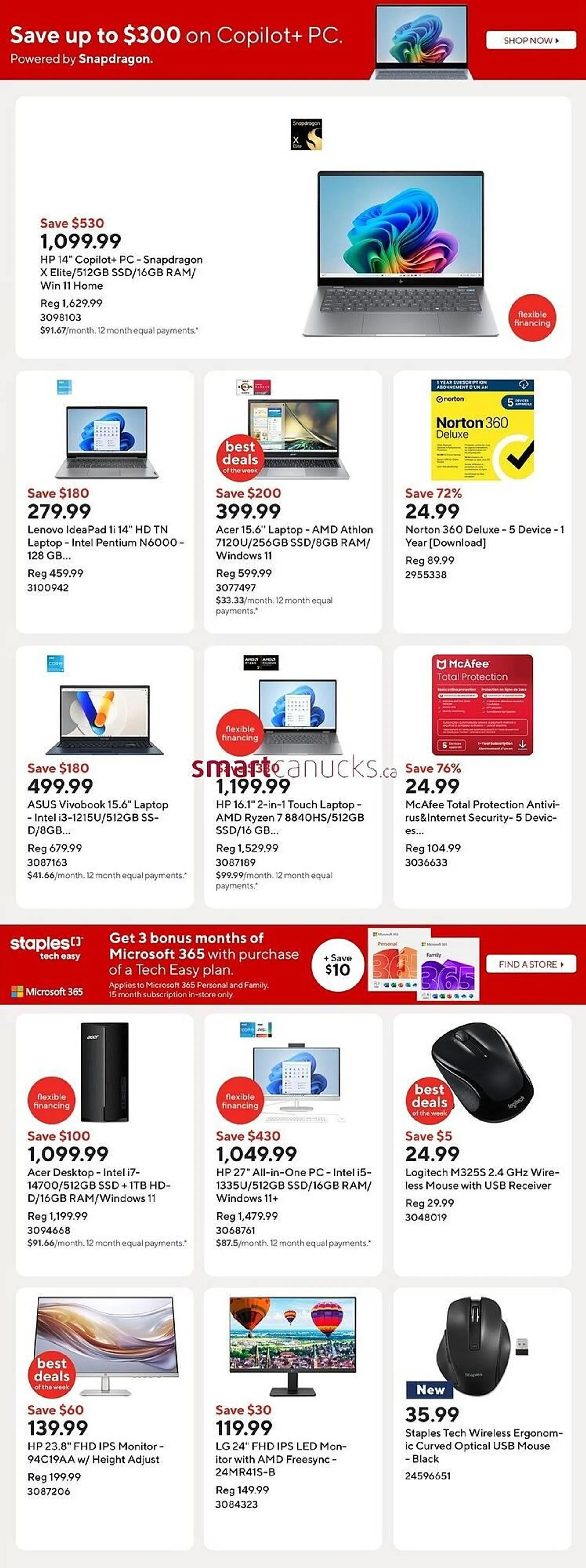 Staples flyer from April 18 to April 24 2025 - flyer page 7