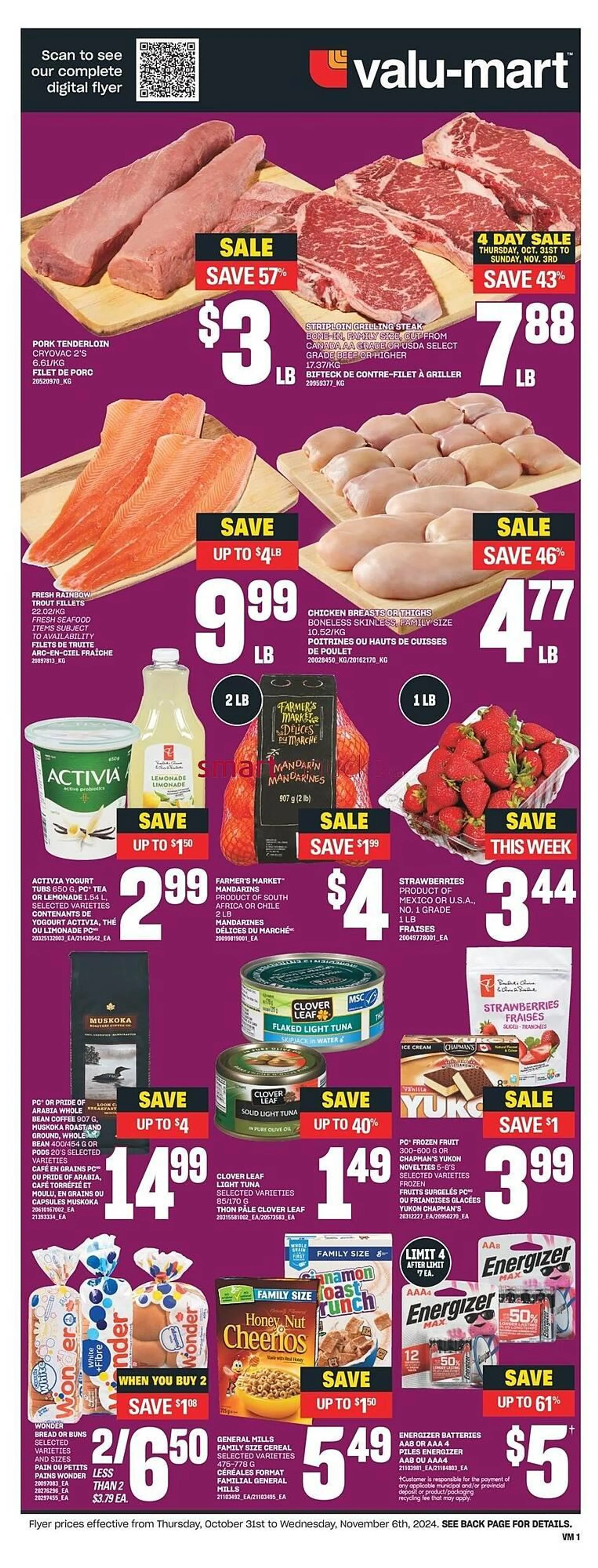 Valu-mart flyer from November 1 to November 7 2024 - flyer page 2