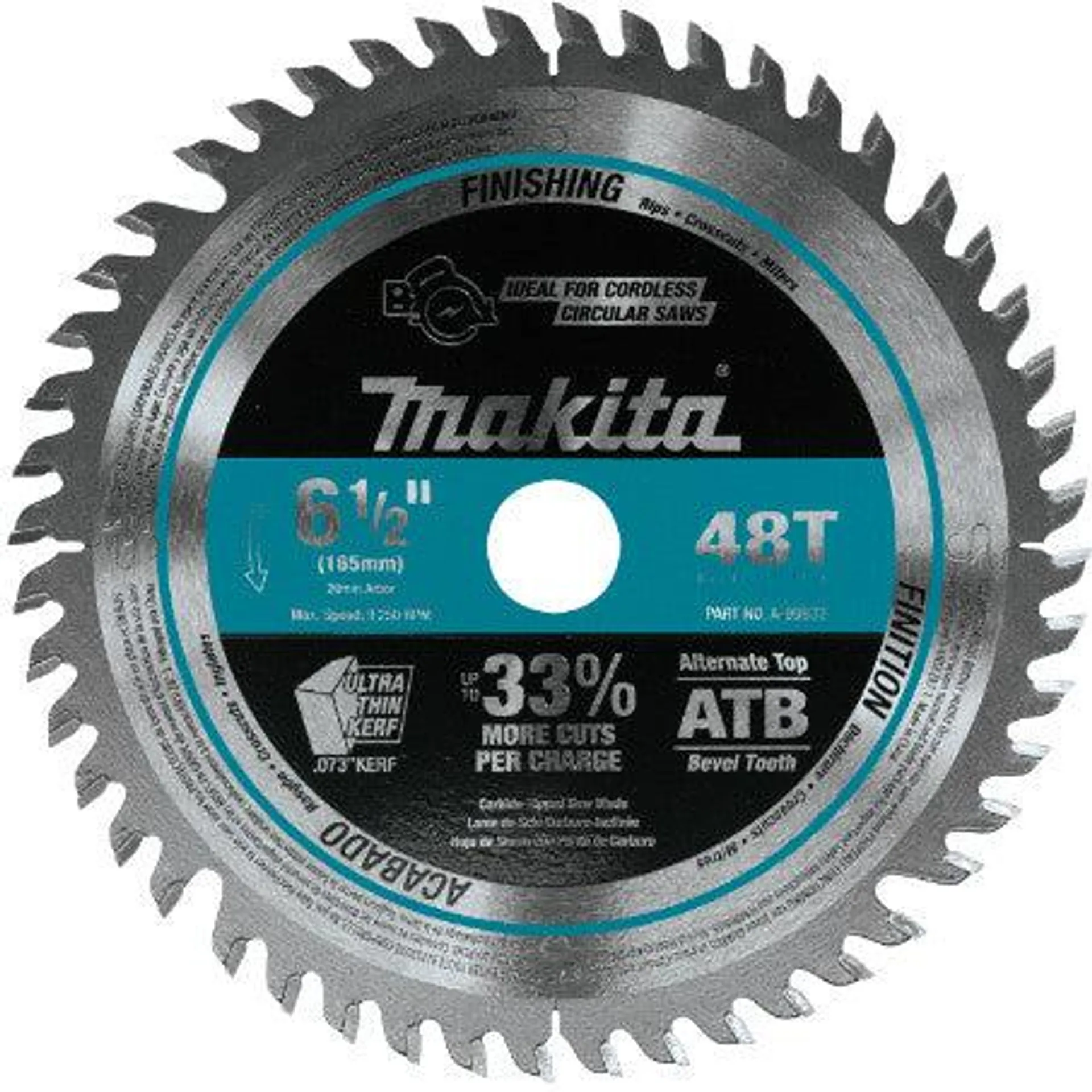 SAW BLADE C.T 6 1/2 48T MAKITA A99932