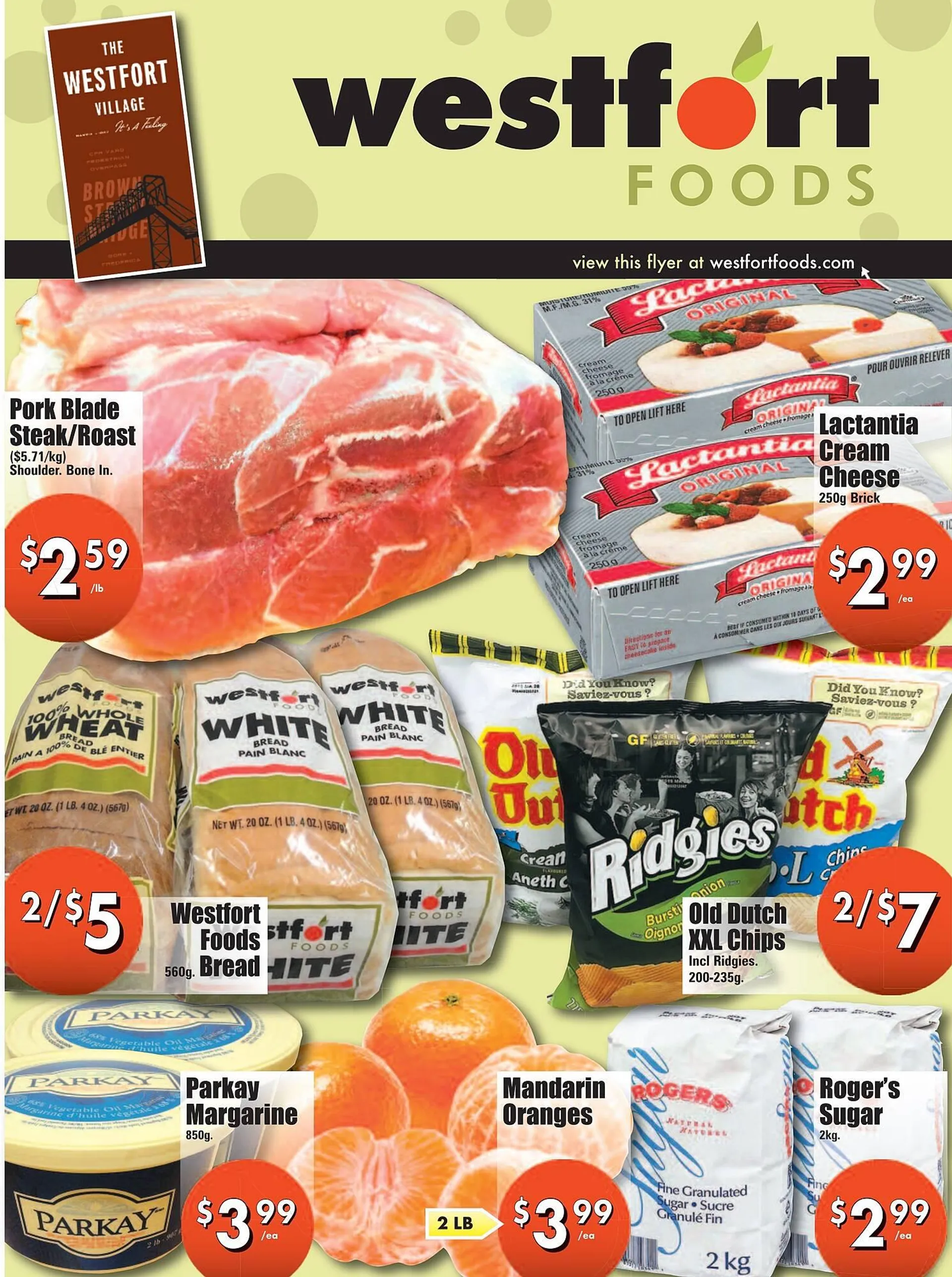 Westfort Foods flyer - 1